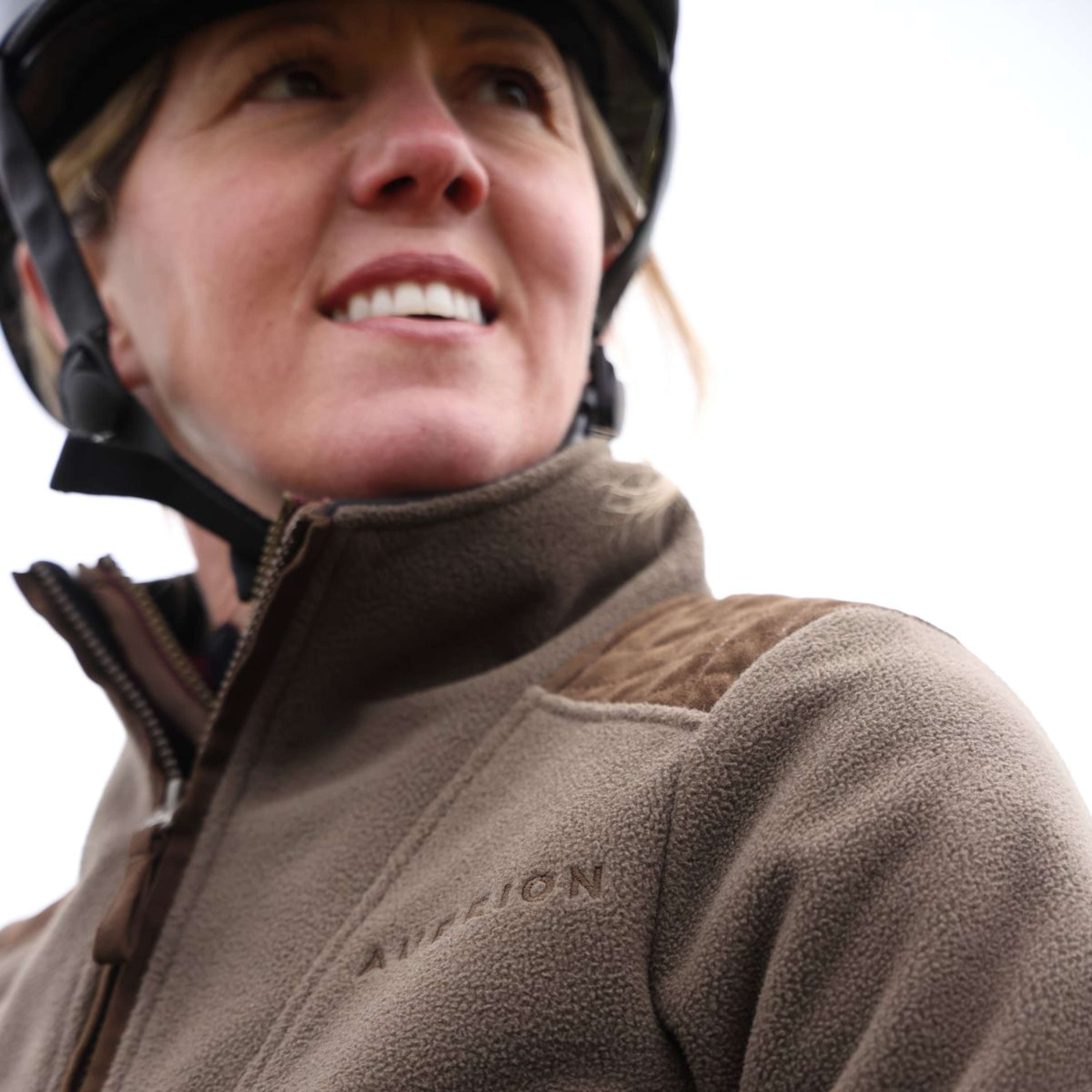 Aubrion by Shires Sweater Heritage Fleece Dark Olive