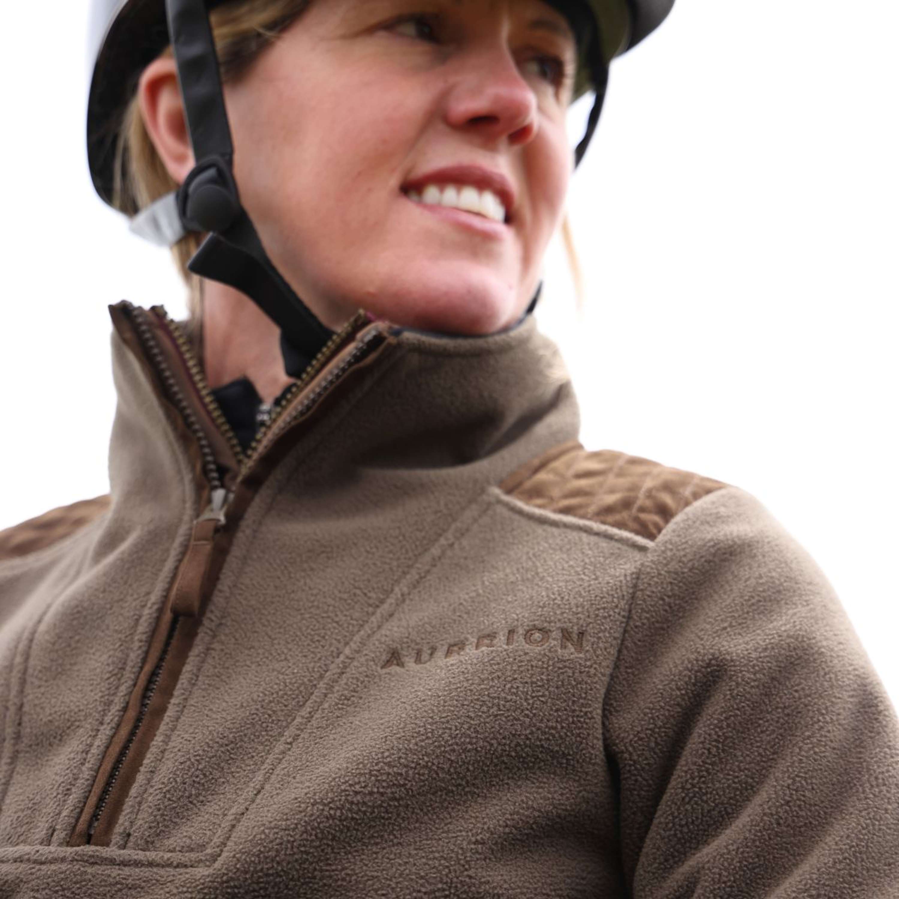 Aubrion by Shires Sweater Heritage Fleece Dark Olive