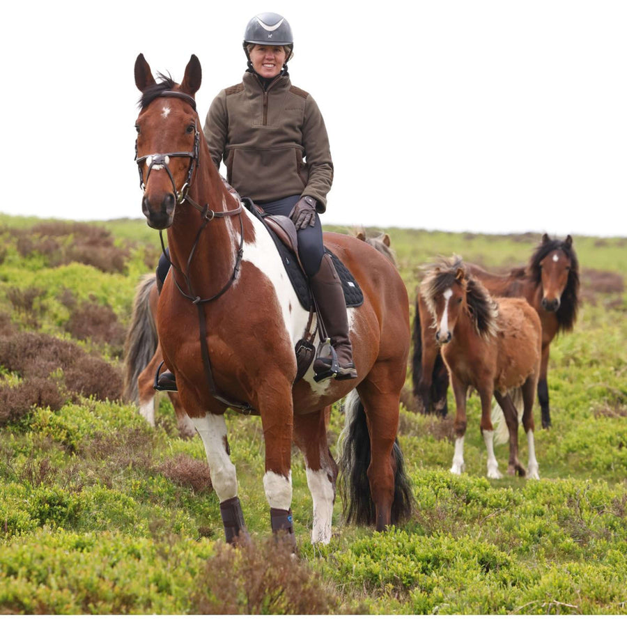 Aubrion by Shires Sweater Heritage Fleece Dark Olive