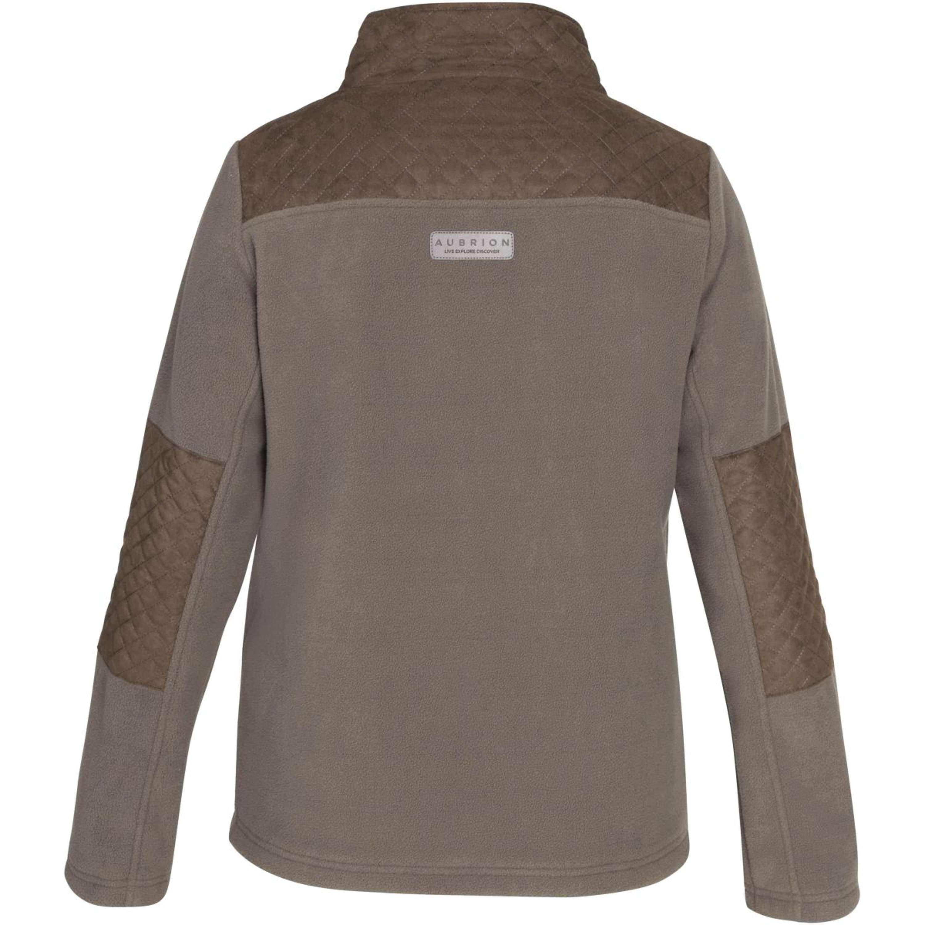 Aubrion by Shires Zip-Hoodie Heritage Fleece Dark Olive