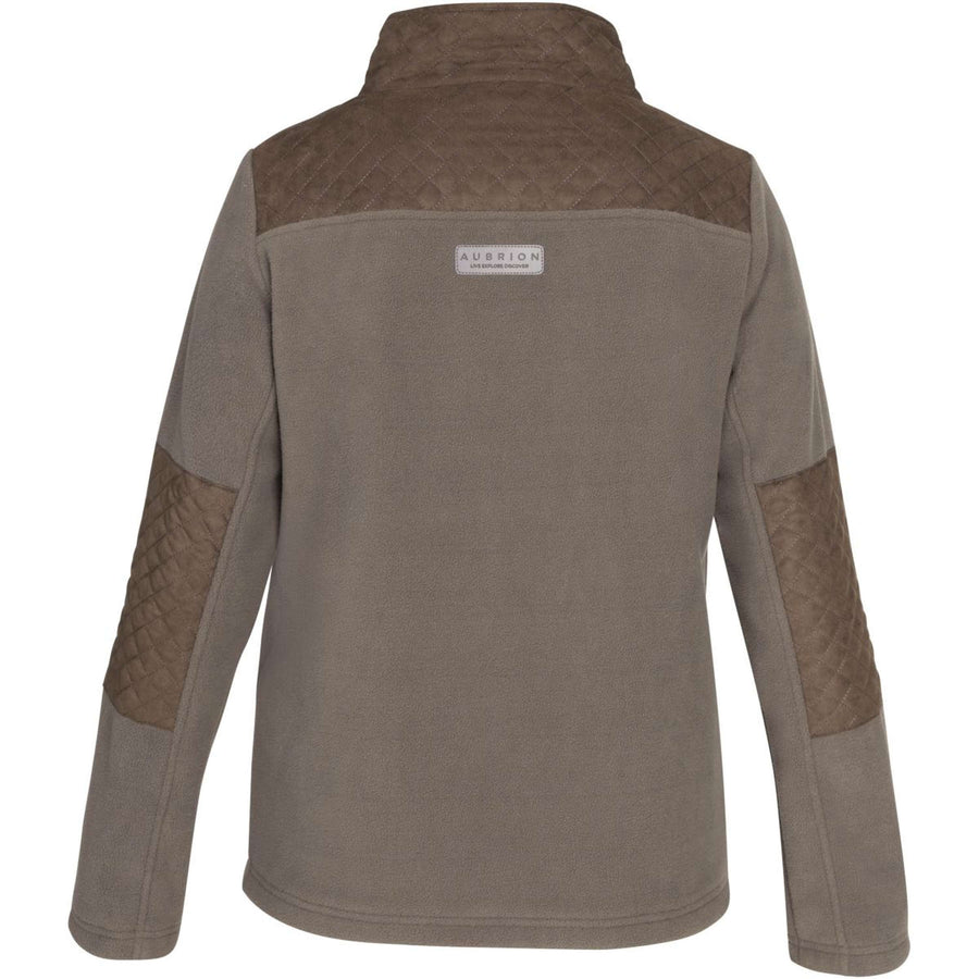 Aubrion by Shires Zip-Hoodie Heritage Fleece Dark Olive
