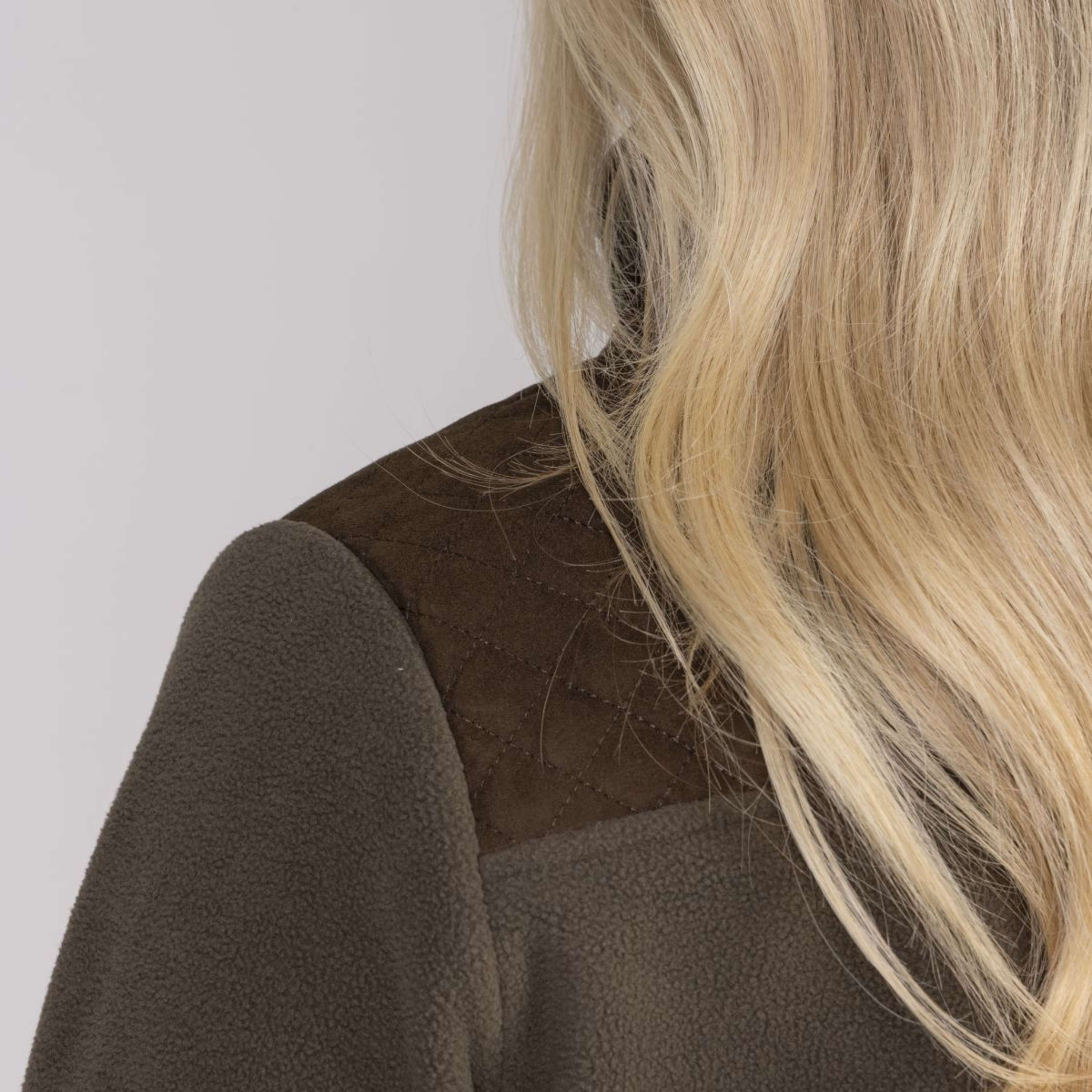 Aubrion by Shires Zip-Hoodie Heritage Fleece Dark Olive