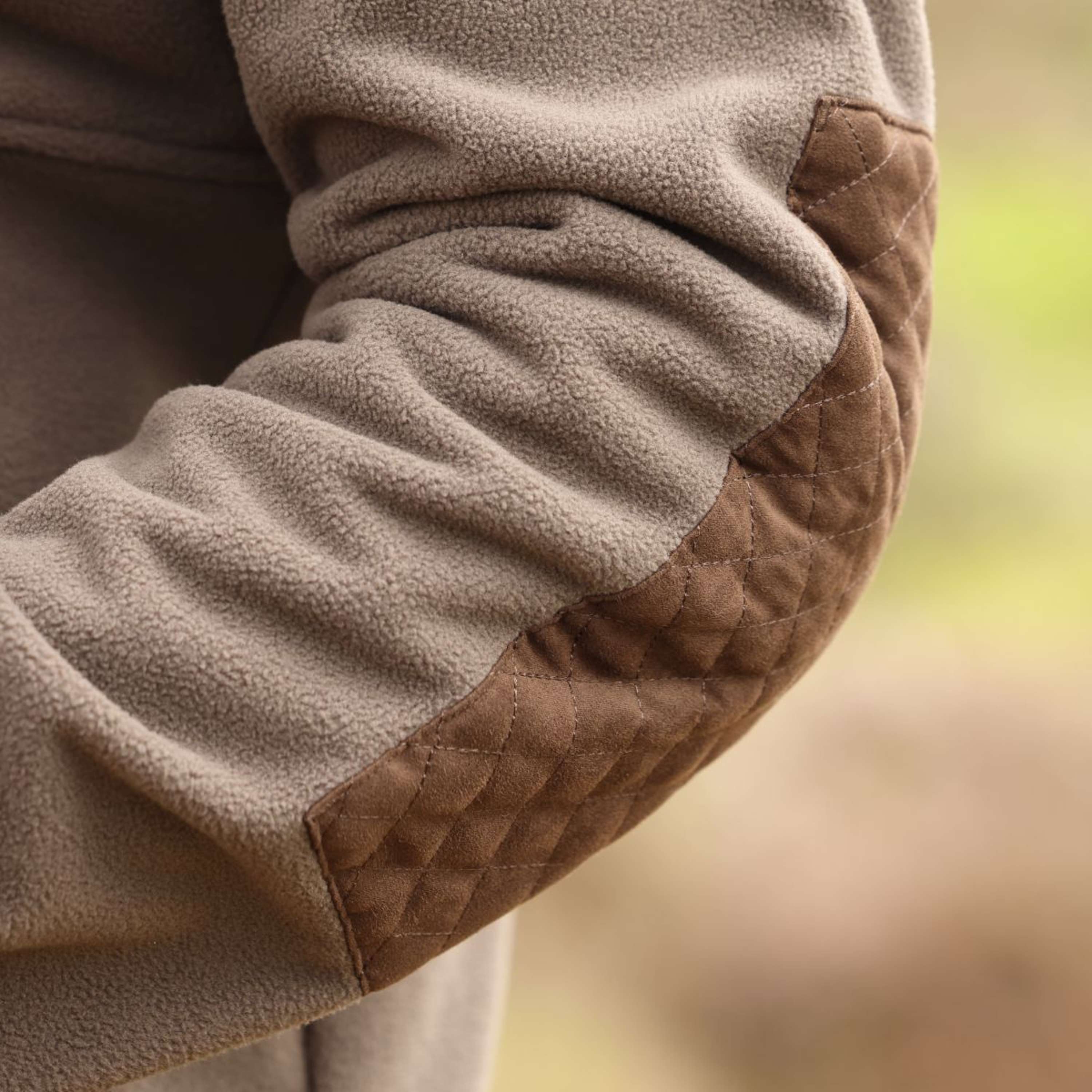 Aubrion by Shires Zip-Hoodie Heritage Fleece Dark Olive