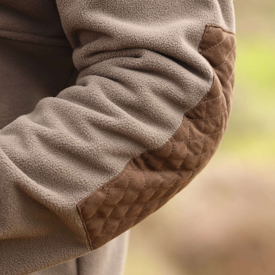Aubrion by Shires Zip-Hoodie Heritage Fleece Dark Olive