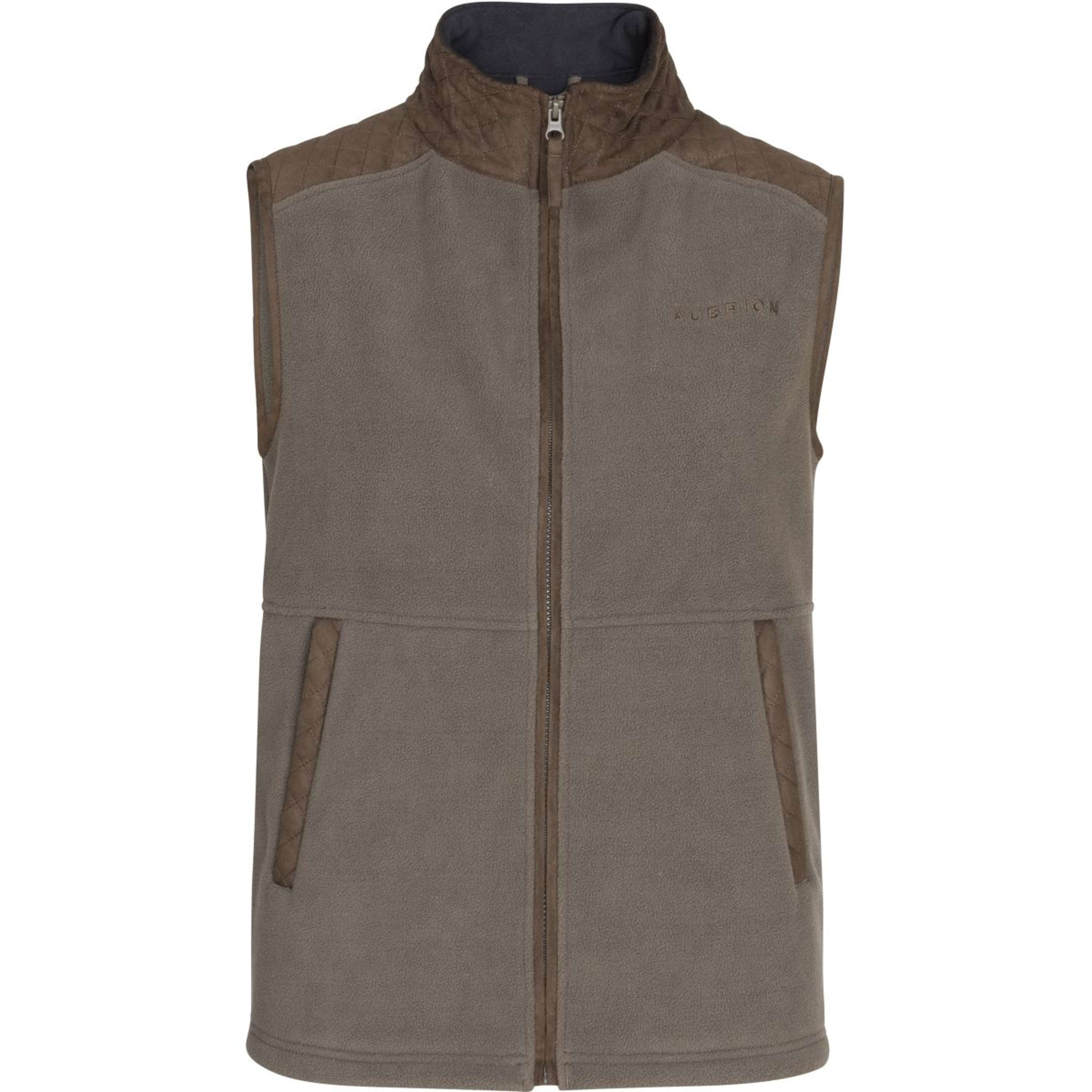 Aubrion by Shires Bodywarmer Heritage Fleece Dark Olive