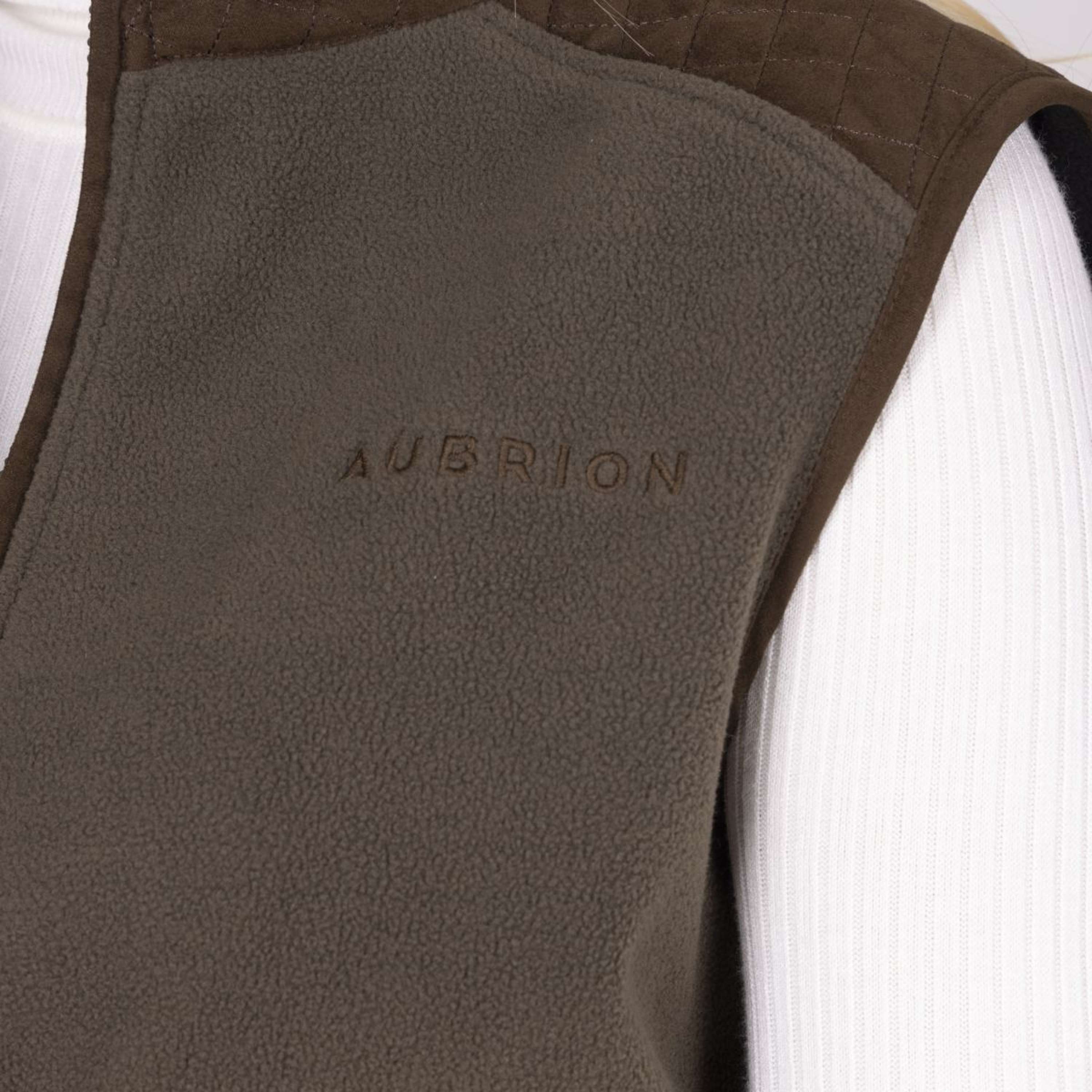 Aubrion by Shires Bodywarmer Heritage Fleece Dark Olive