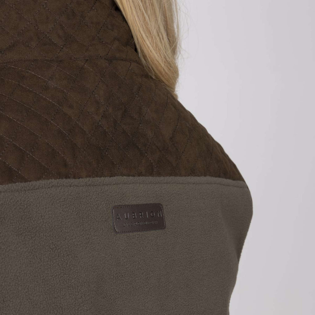 Aubrion by Shires Bodywarmer Heritage Fleece Dark Olive