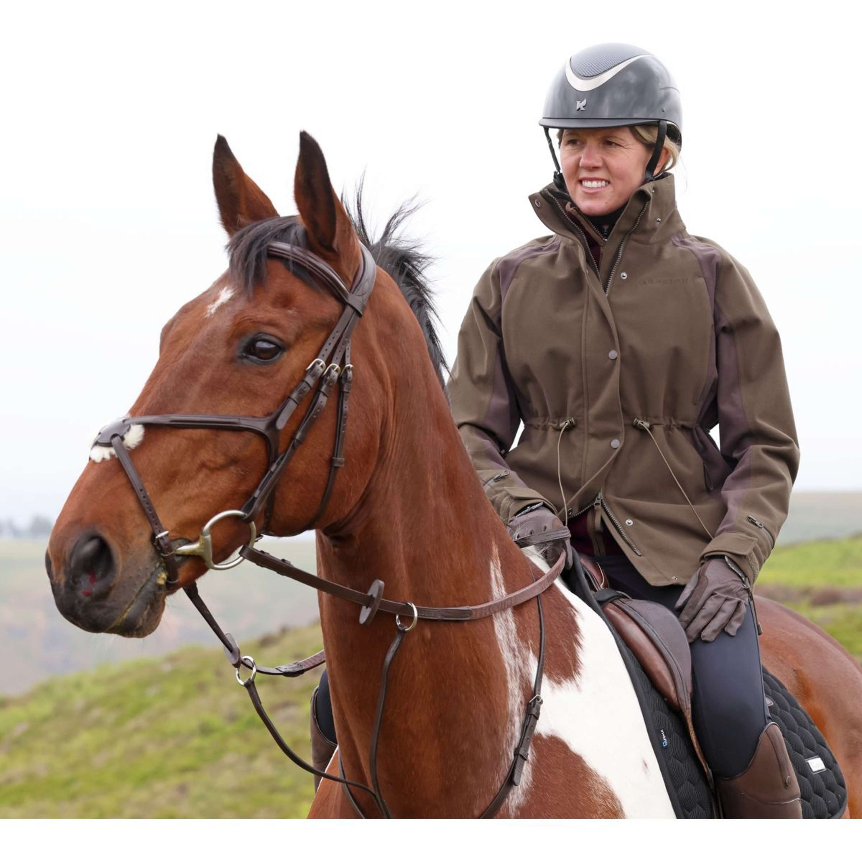 Aubrion by Shires Jacket Heritage Dark Olive