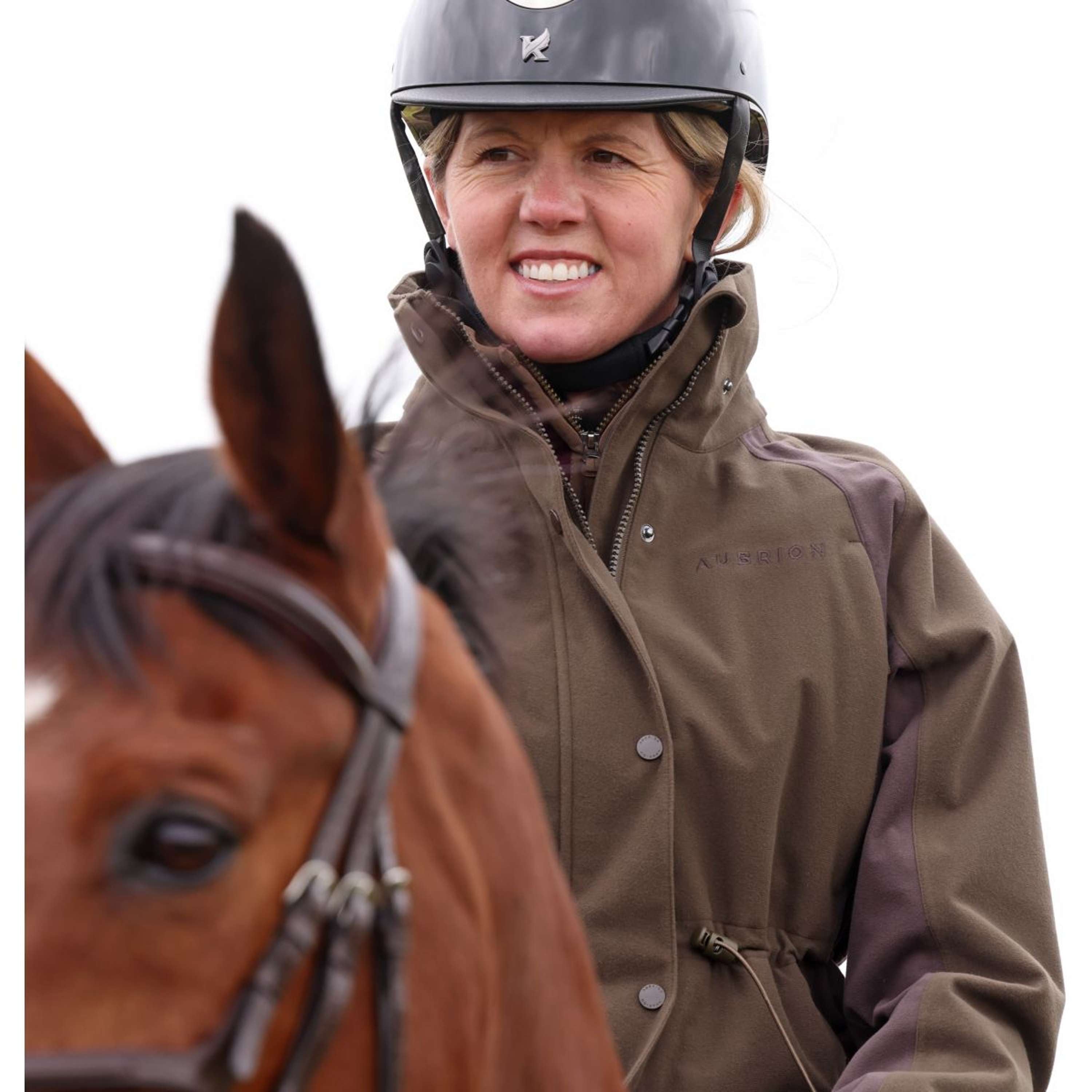 Aubrion by Shires Jacket Heritage Dark Olive