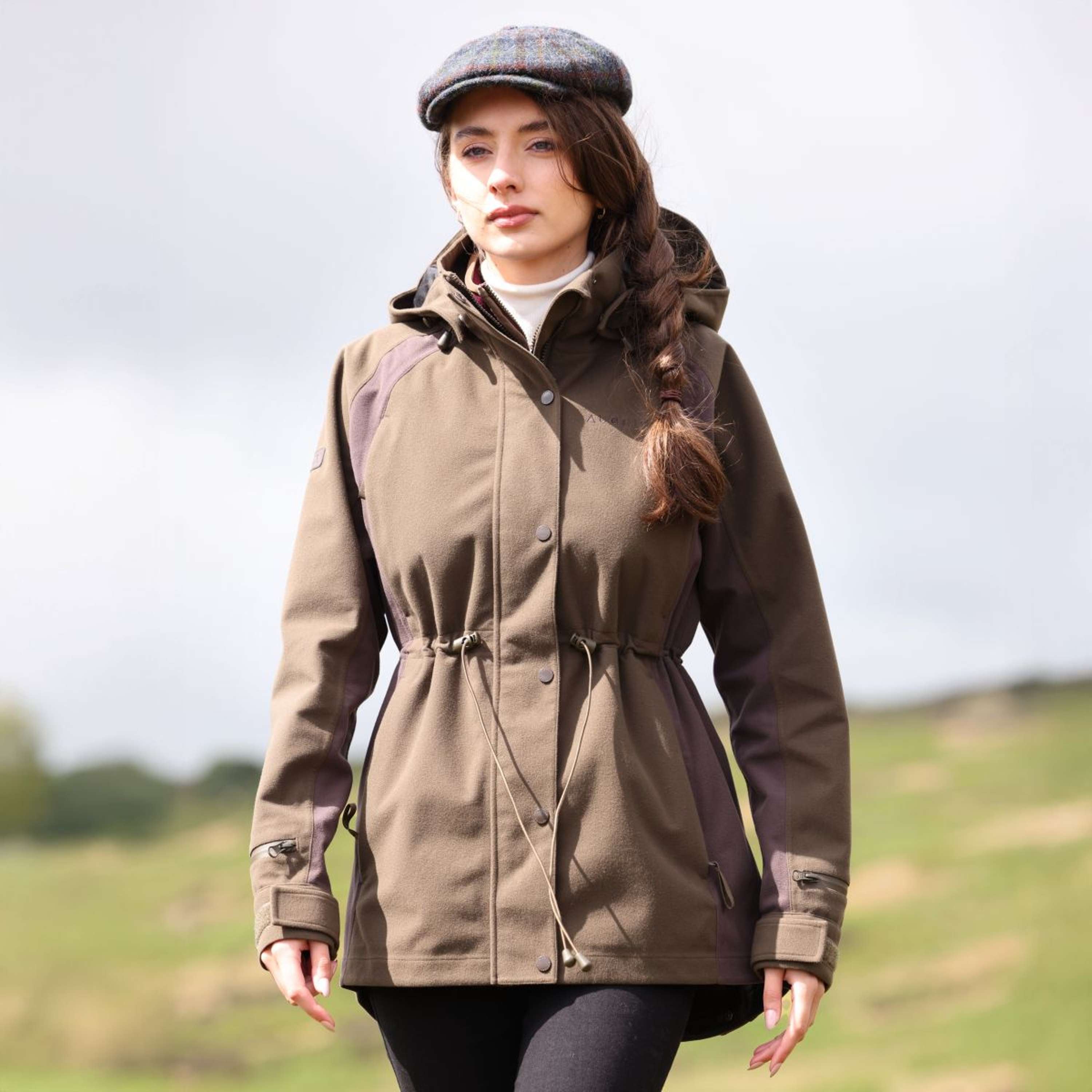 Aubrion by Shires Jacket Heritage Dark Olive