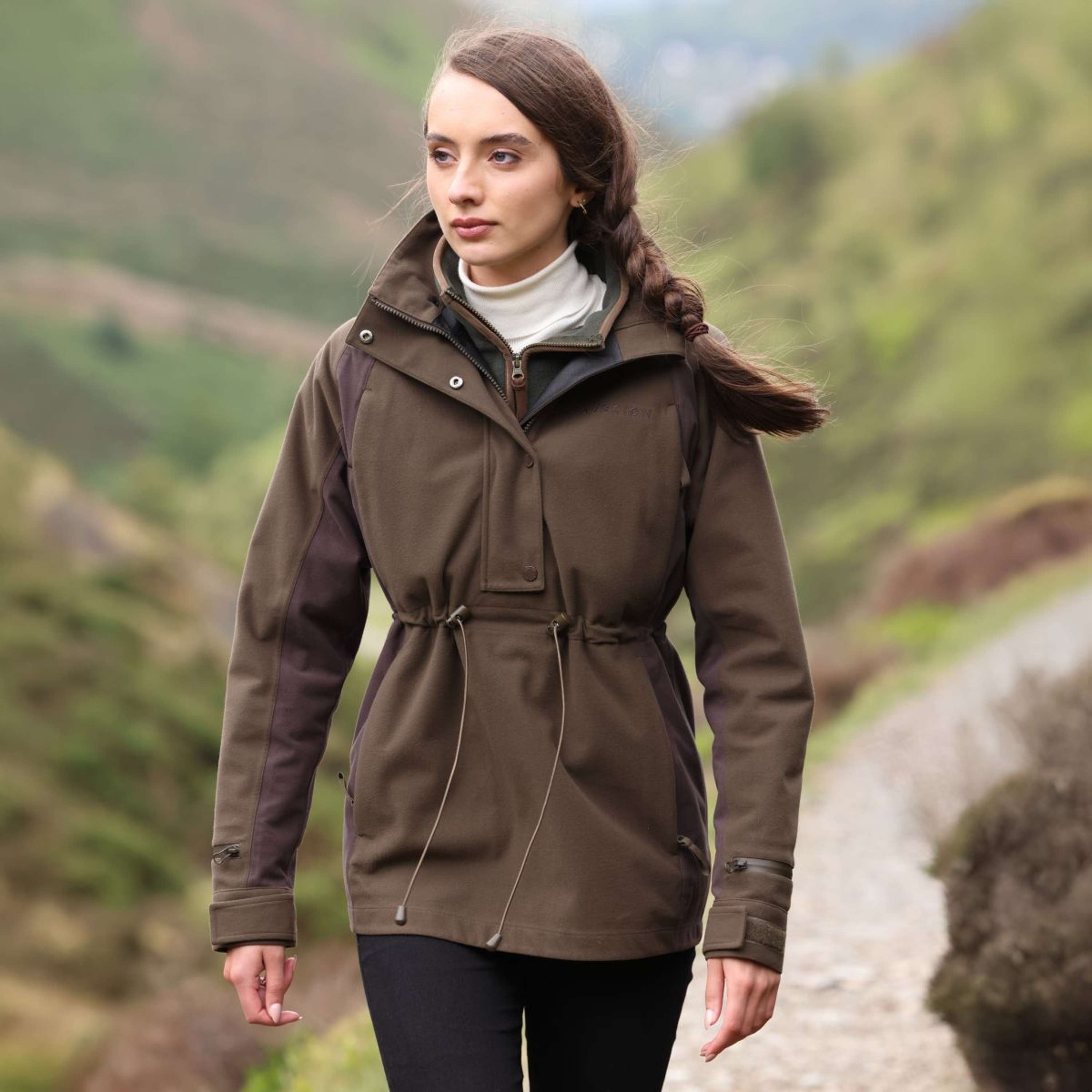 Aubrion by Shires Pullover Heritage Dark Olive