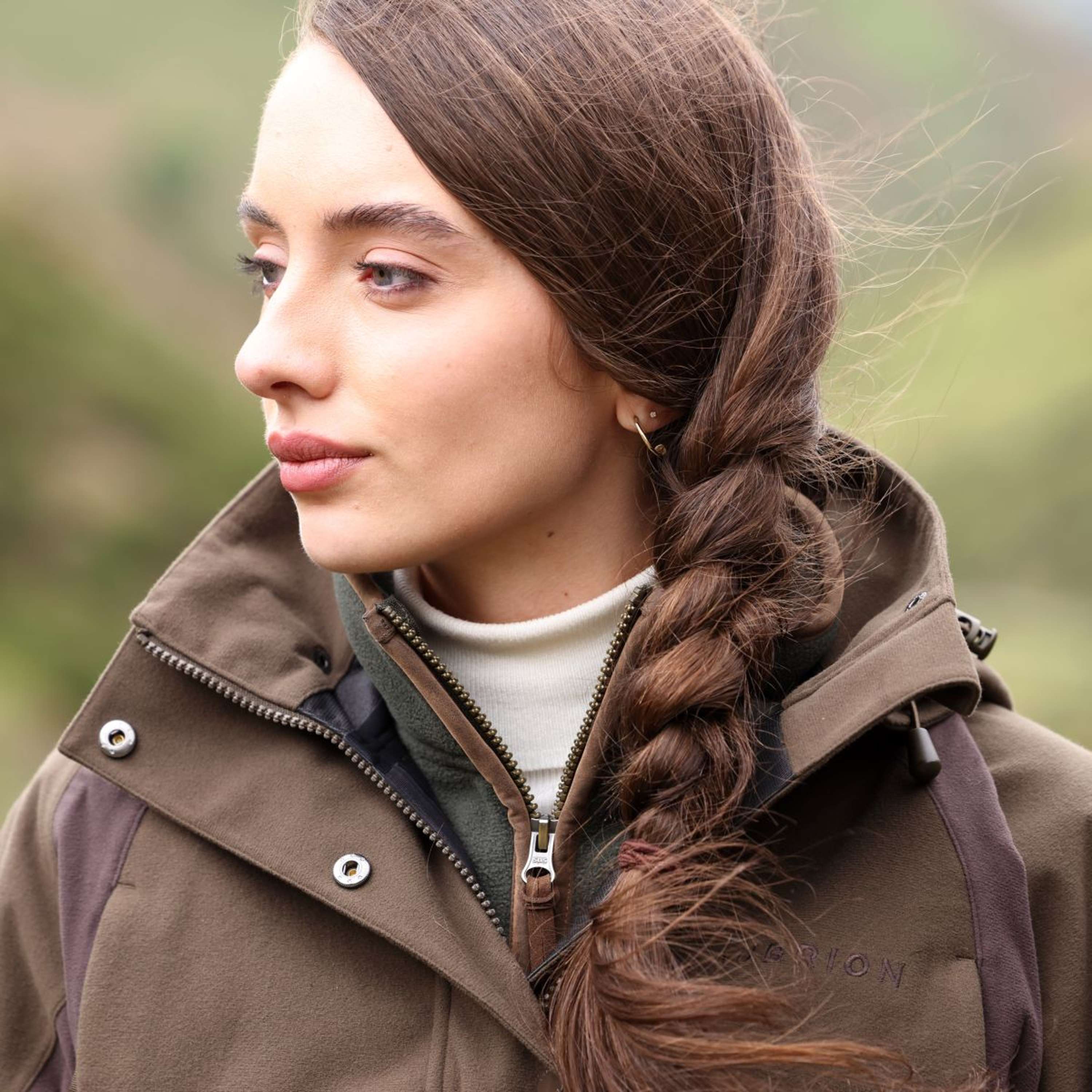 Aubrion by Shires Pullover Heritage Dark Olive
