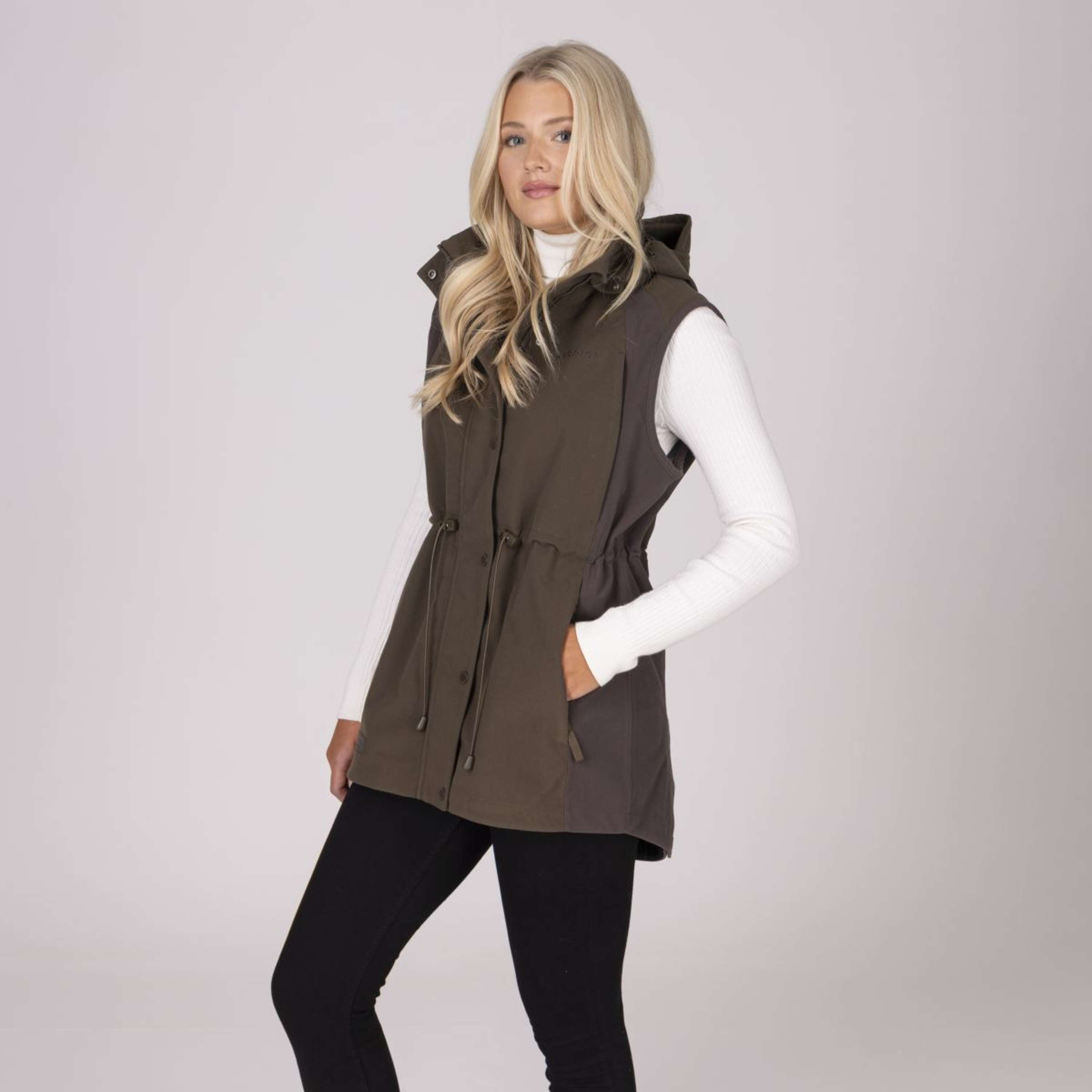 Aubrion by Shires Bodywarmer Heritage Dark Olive