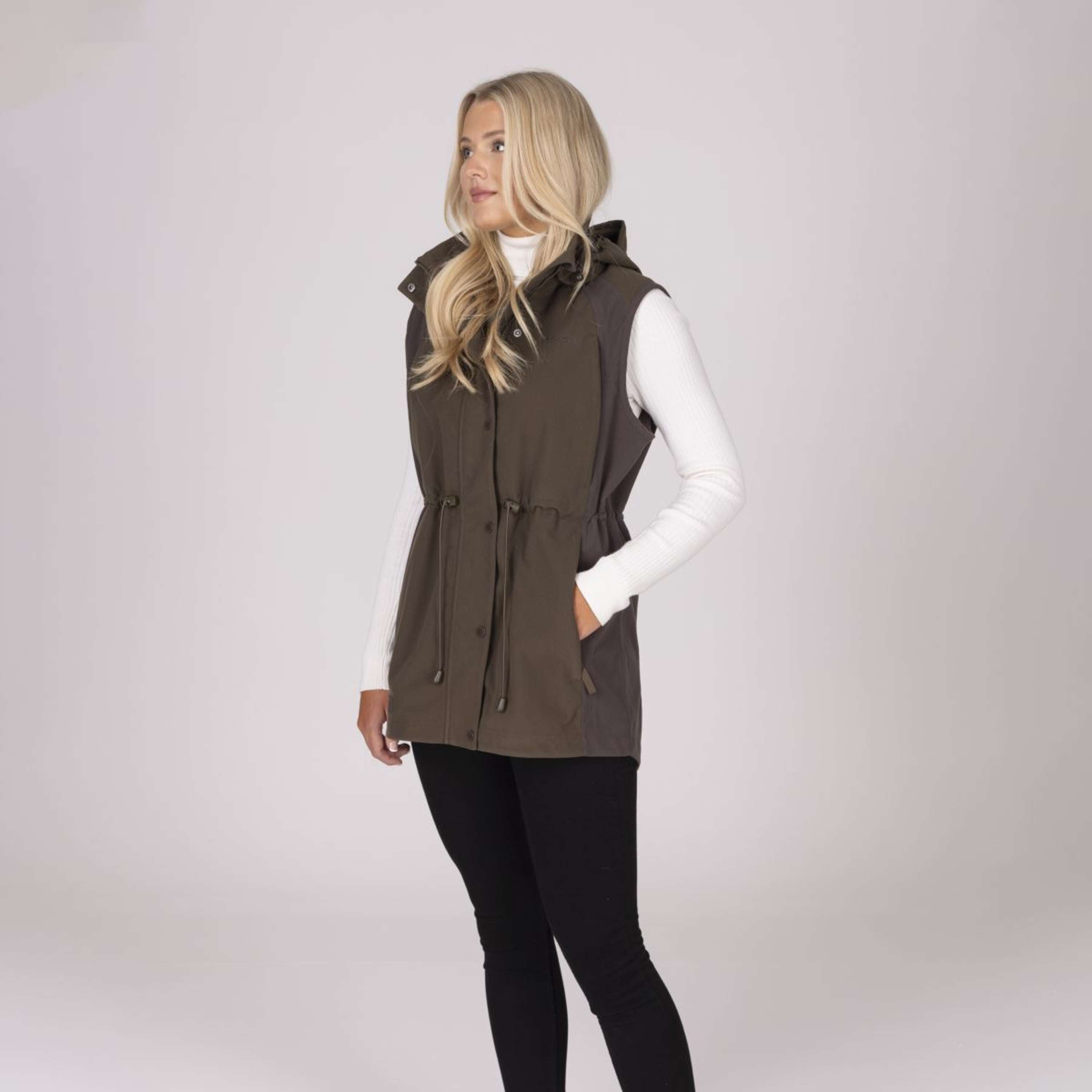 Aubrion by Shires Bodywarmer Heritage Dark Olive