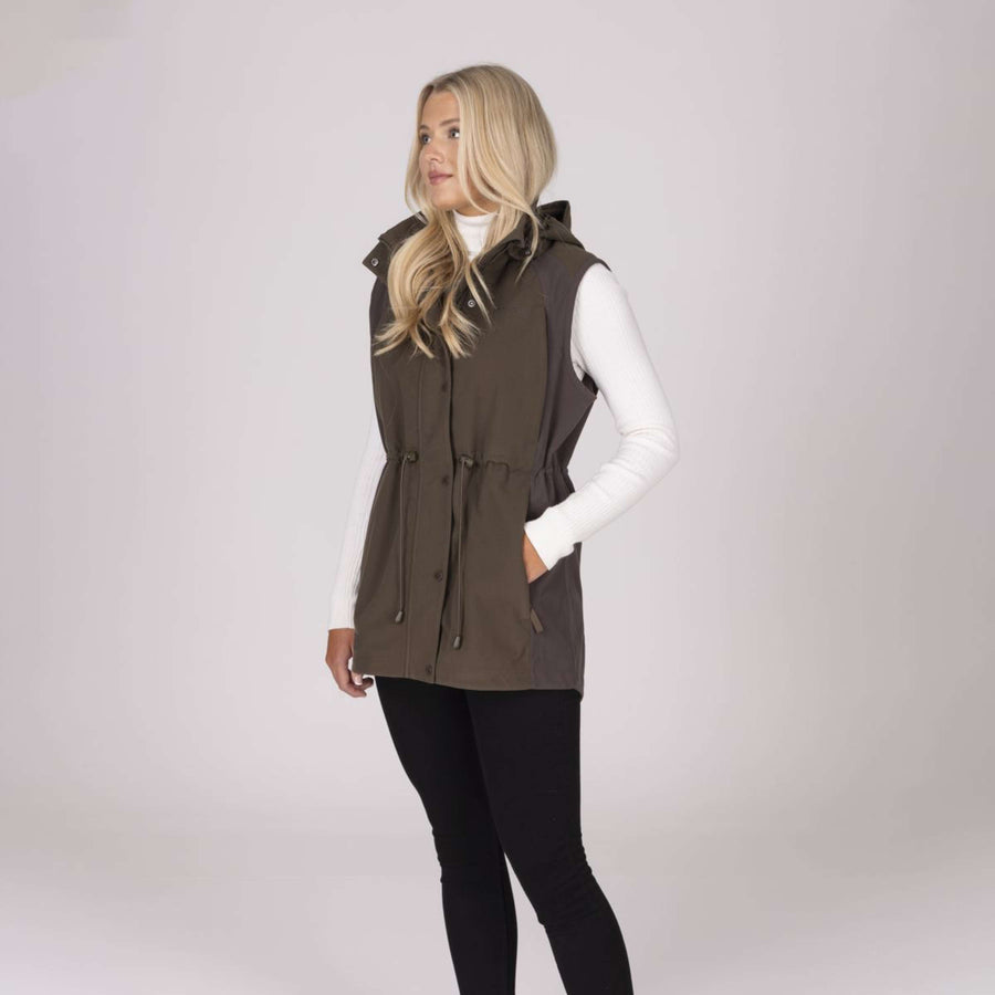 Aubrion by Shires Bodywarmer Heritage Dark Olive