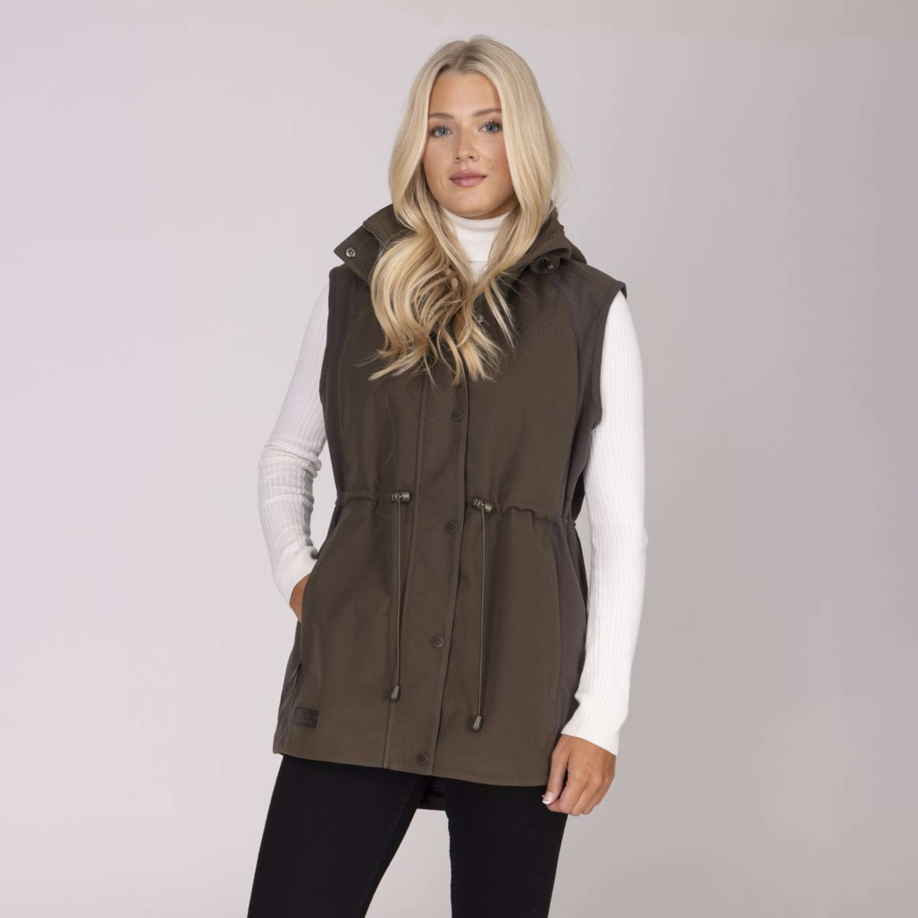 Aubrion by Shires Bodywarmer Heritage Dark Olive