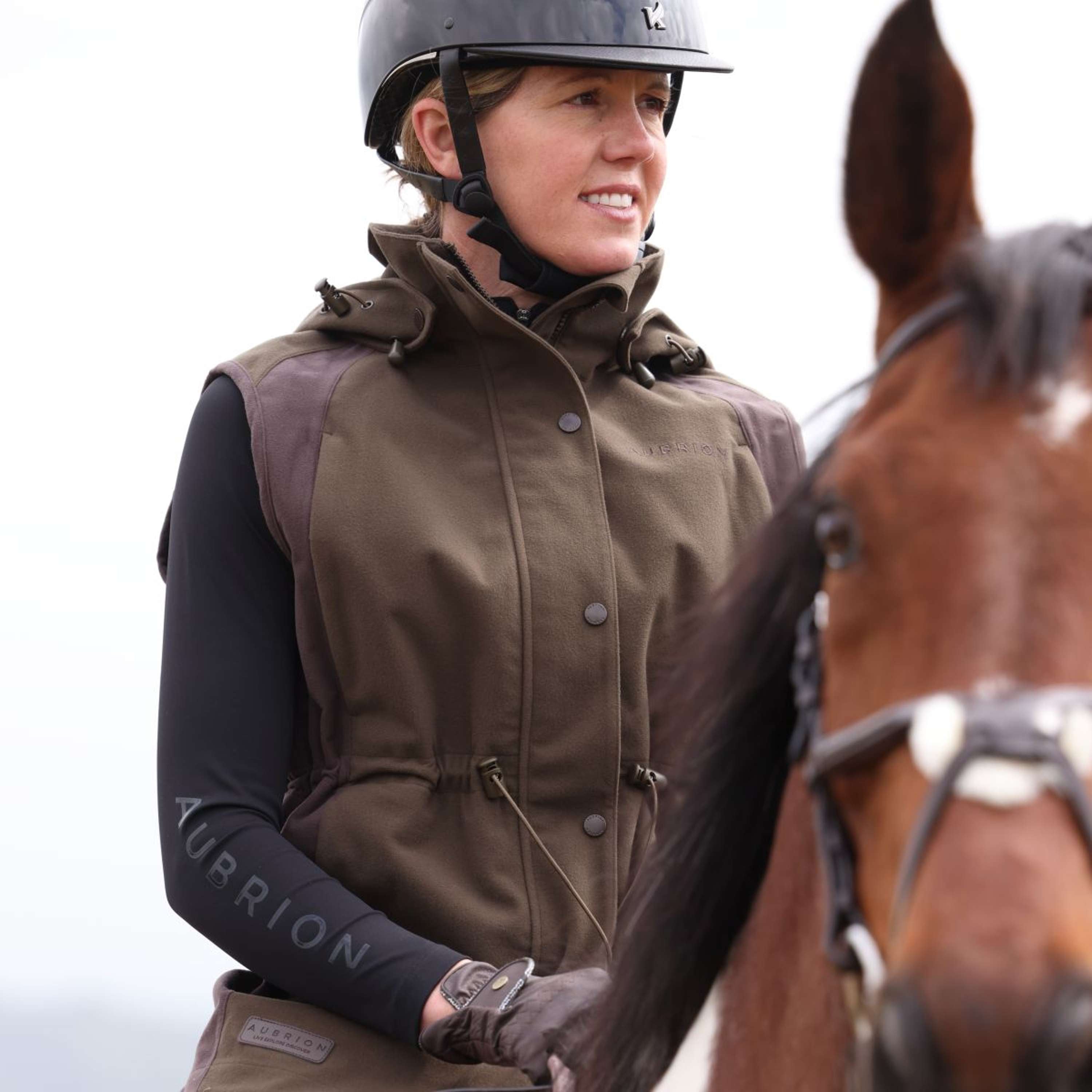 Aubrion by Shires Bodywarmer Heritage Dark Olive