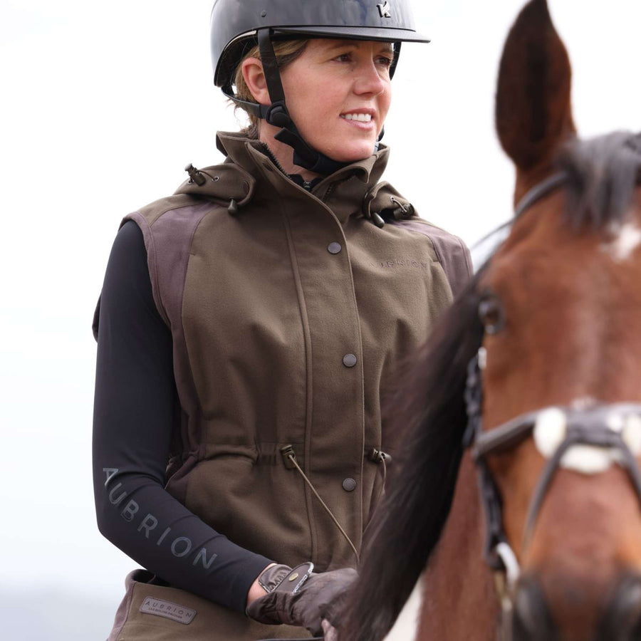 Aubrion by Shires Bodywarmer Heritage Dark Olive