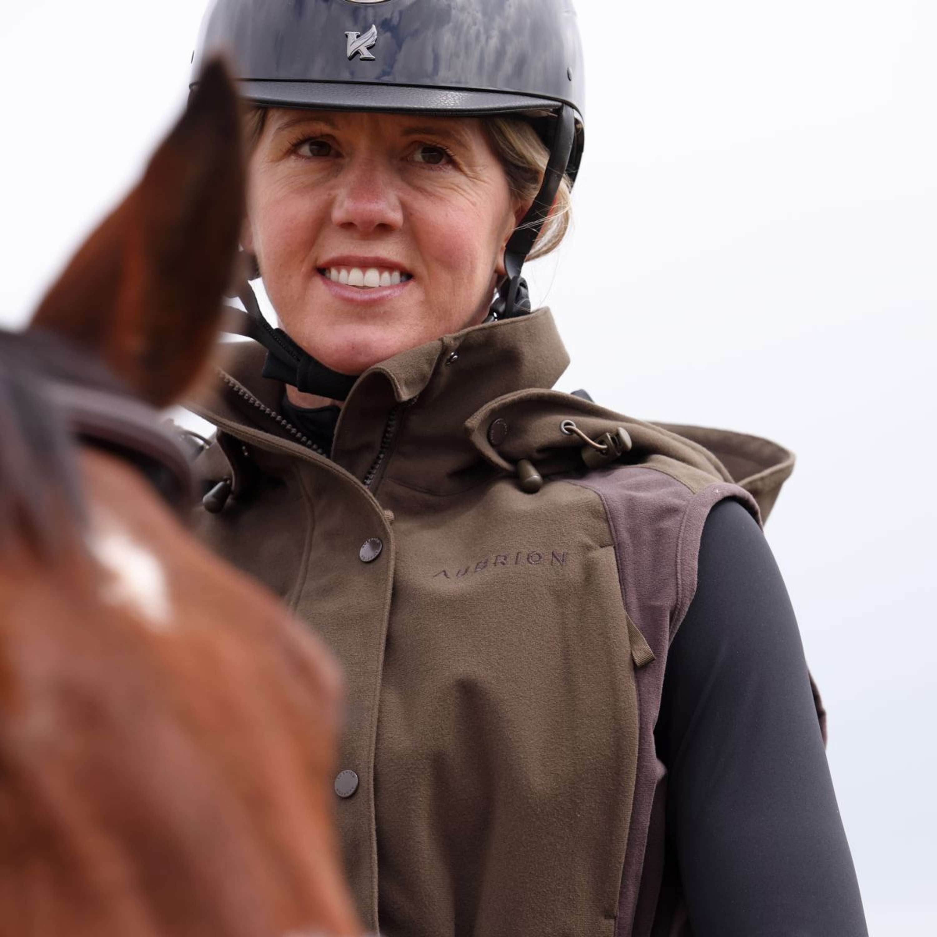 Aubrion by Shires Bodywarmer Heritage Dark Olive