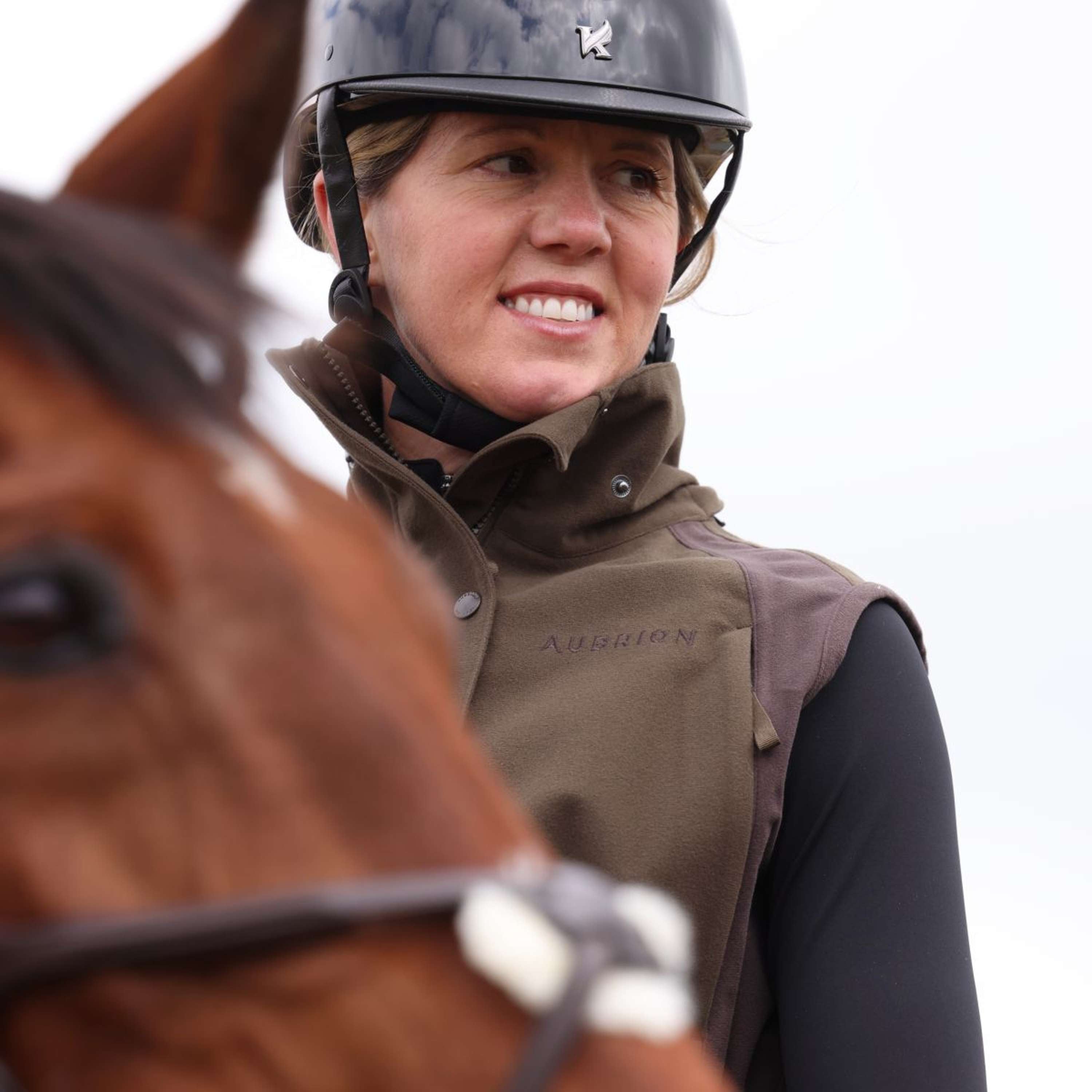 Aubrion by Shires Bodywarmer Heritage Dark Olive