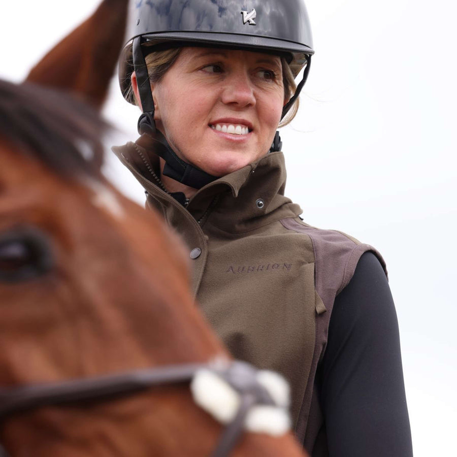 Aubrion by Shires Bodywarmer Heritage Dark Olive
