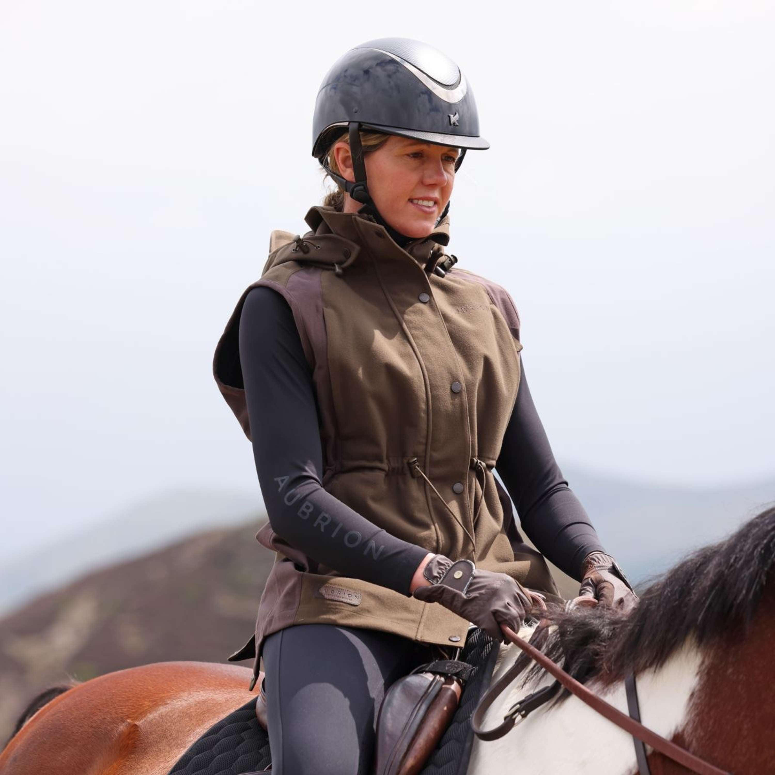 Aubrion by Shires Bodywarmer Heritage Dark Olive