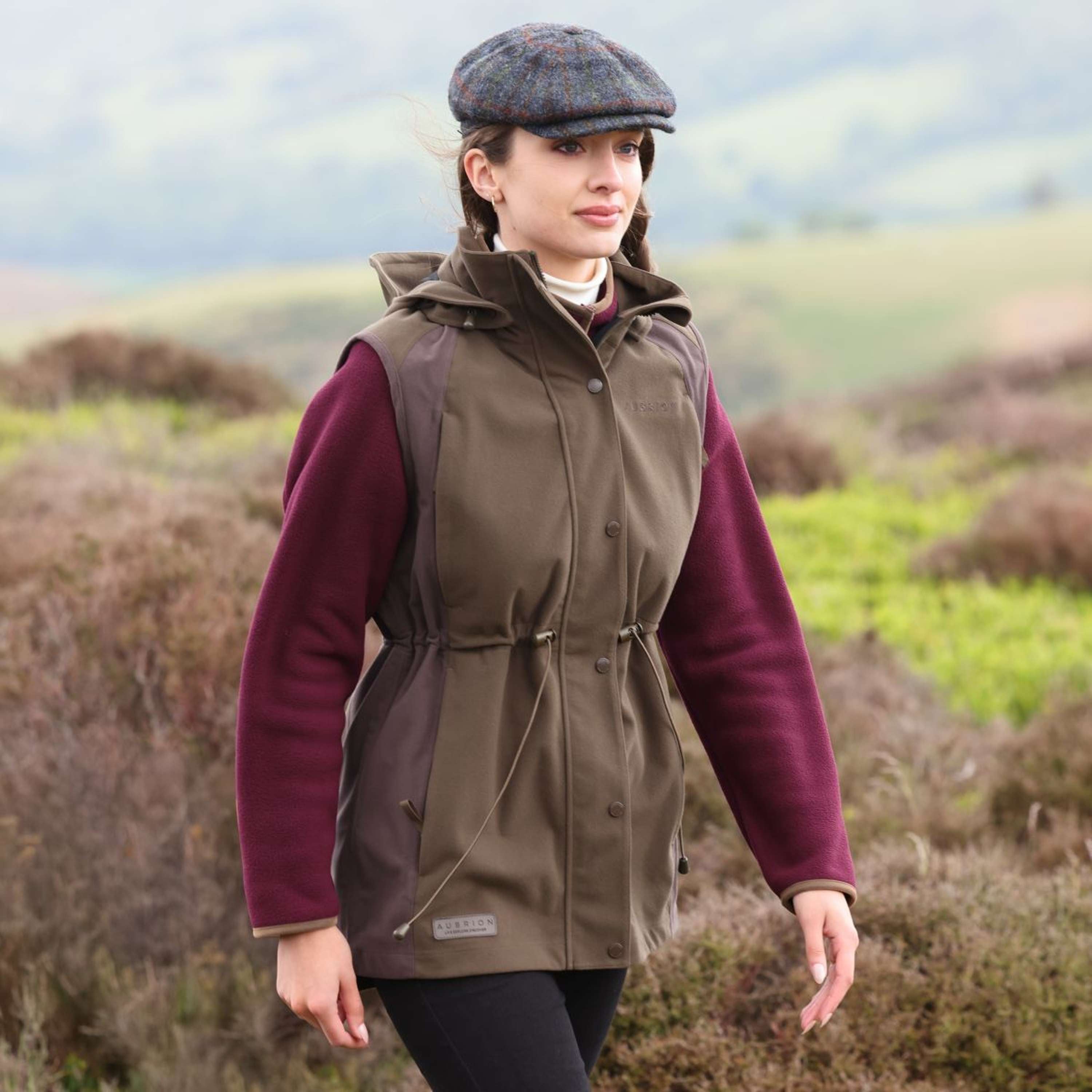 Aubrion by Shires Bodywarmer Heritage Dark Olive