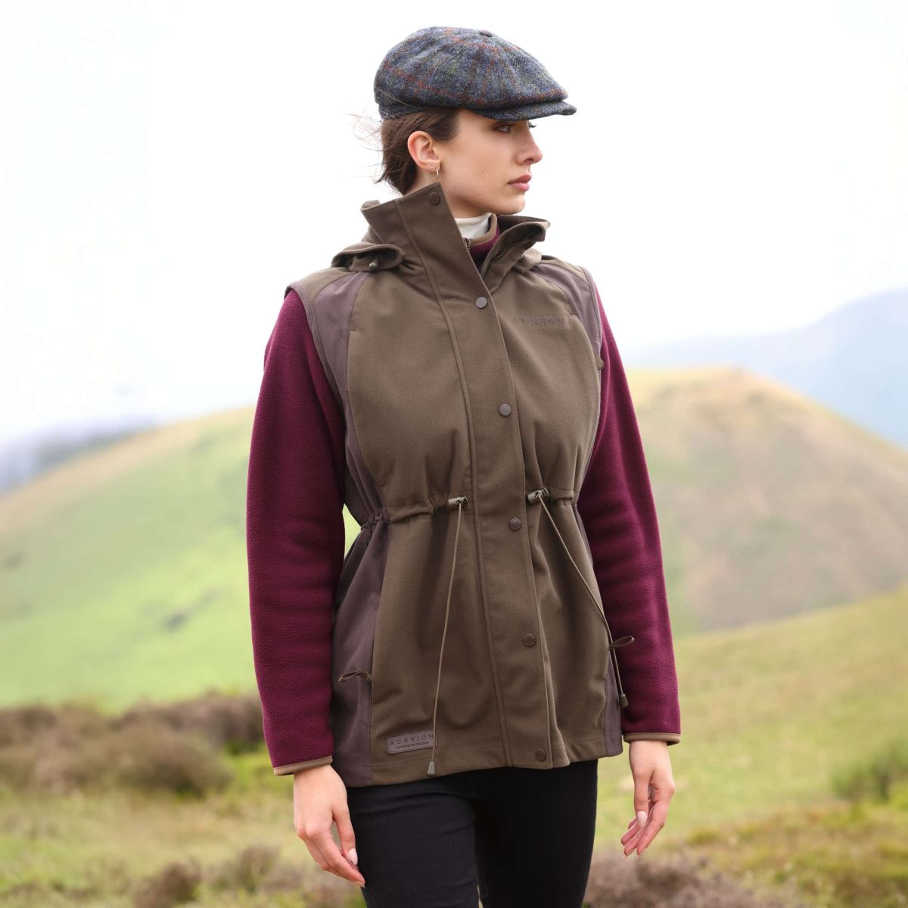 Aubrion by Shires Bodywarmer Heritage Dark Olive