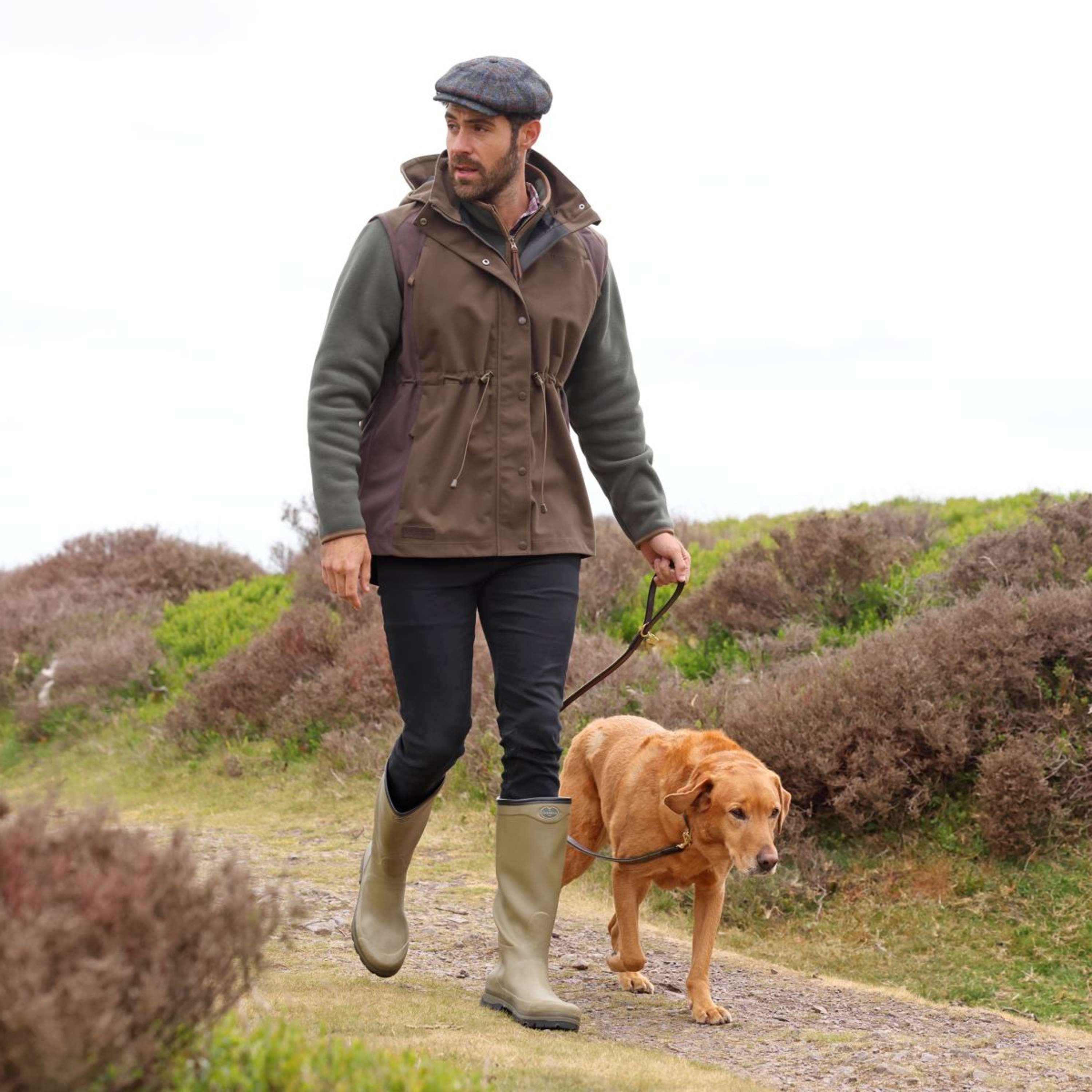 Aubrion by Shires Bodywarmer Heritage Dark Olive