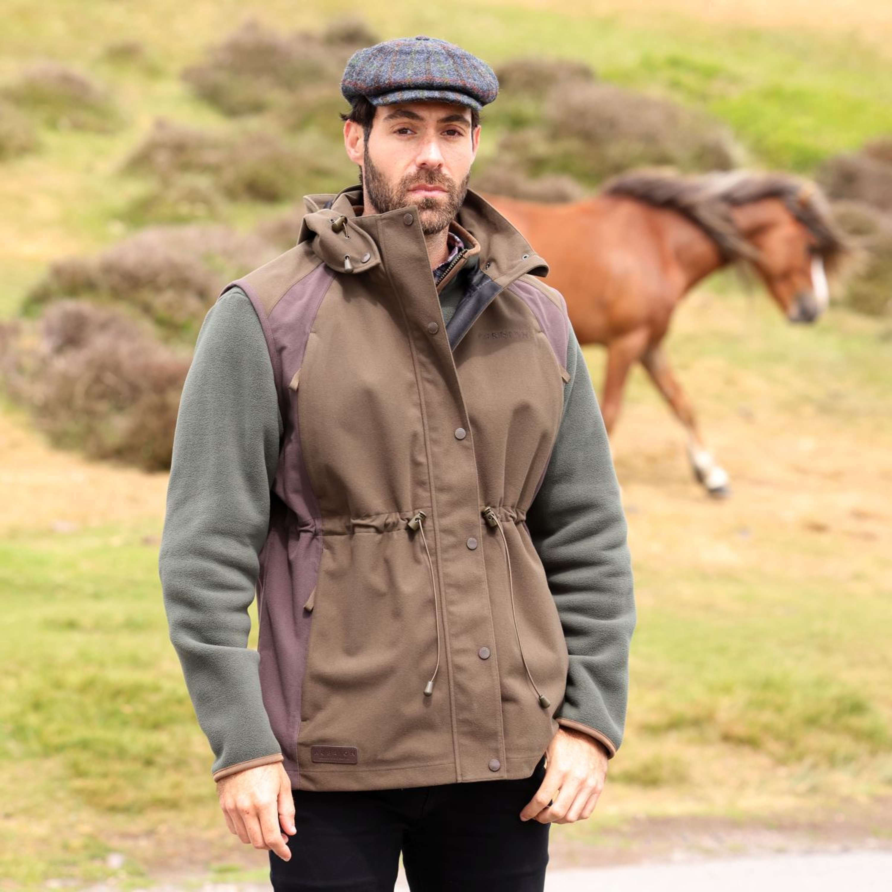 Aubrion by Shires Bodywarmer Heritage Dark Olive