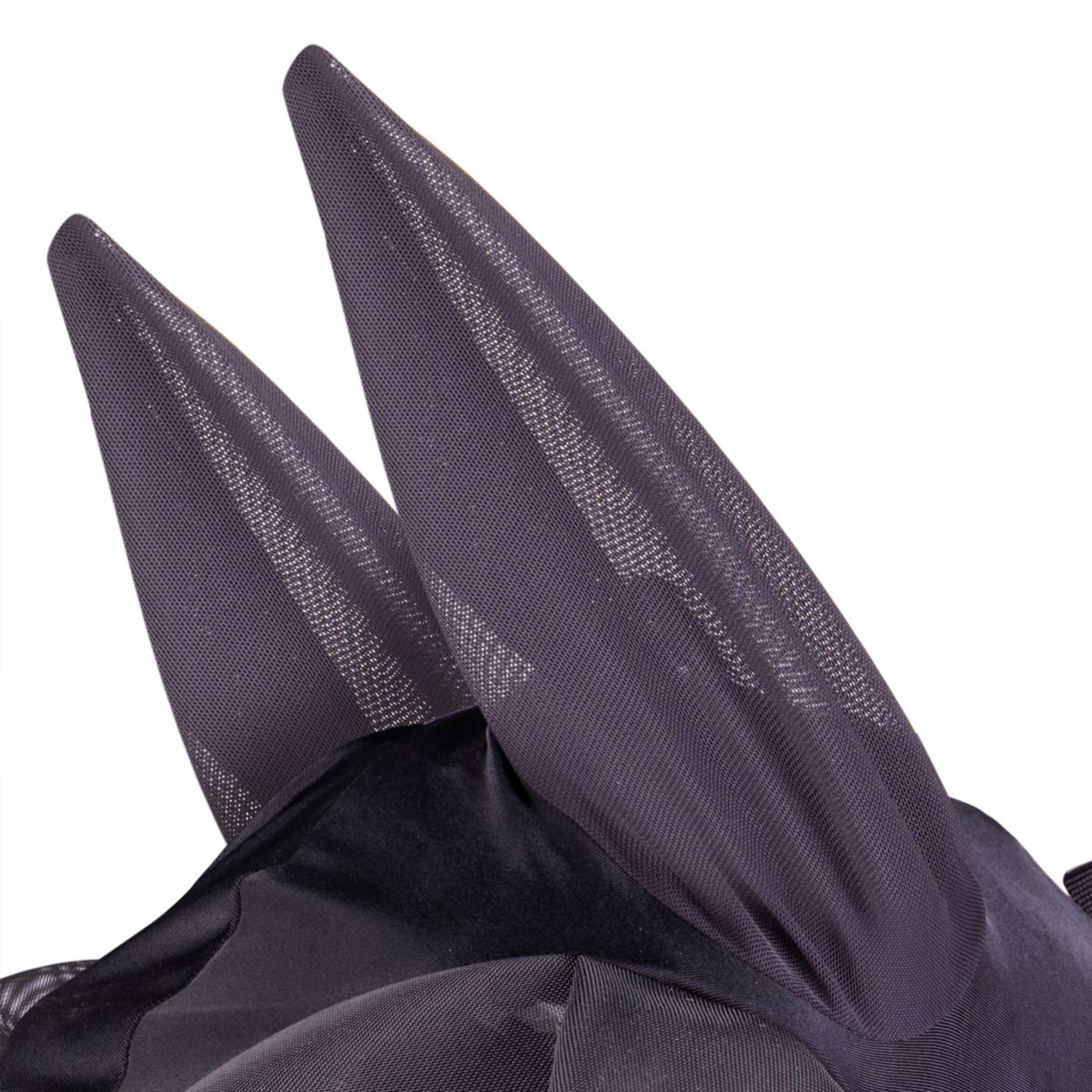 FlyGuard by Shires Fly Mask Pro Stretch with Ears and Tassels Jet