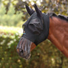 FlyGuard by Shires Fly Mask Pro Stretch with Ears and Tassels Jet