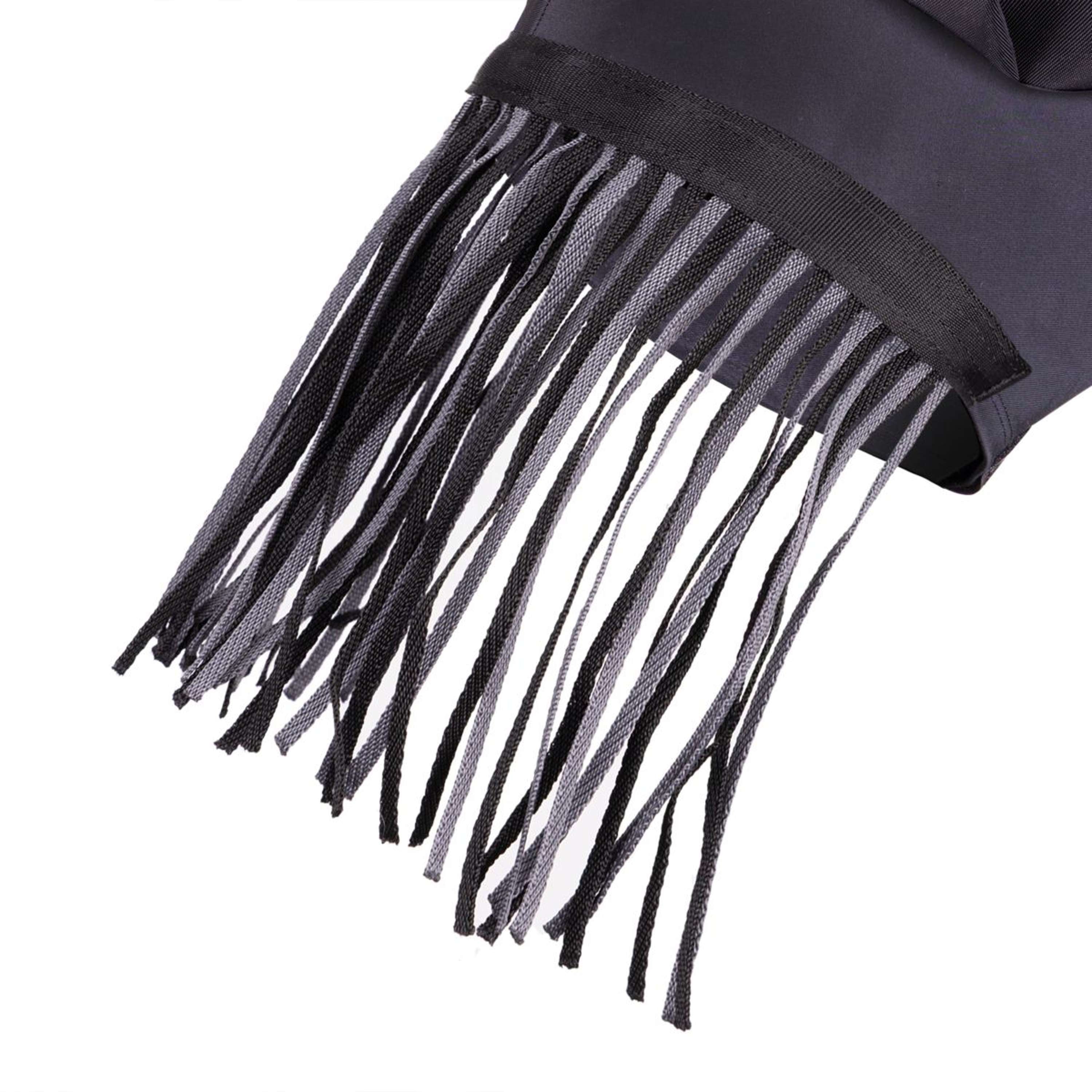FlyGuard by Shires Fly Mask Pro Stretch with Ears and Tassels Jet