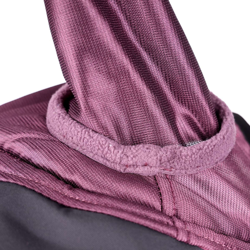 FlyGuard by Shires Fly Mask Pro Deluxe with Ears and Nose Black Cherry