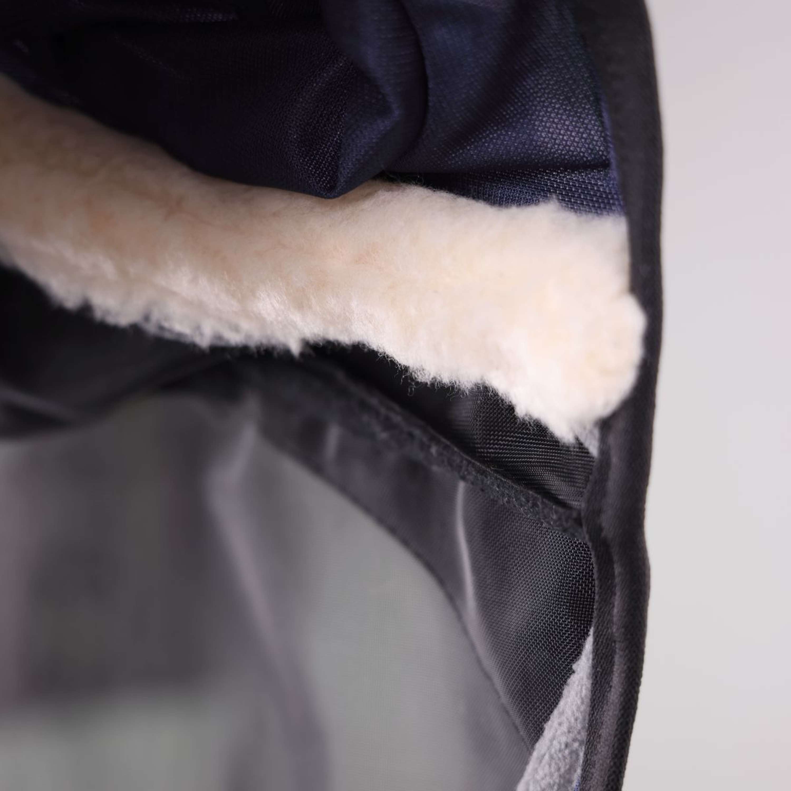 FlyGuard by Shires Fly Mask Pro Deluxe with Ears Navy