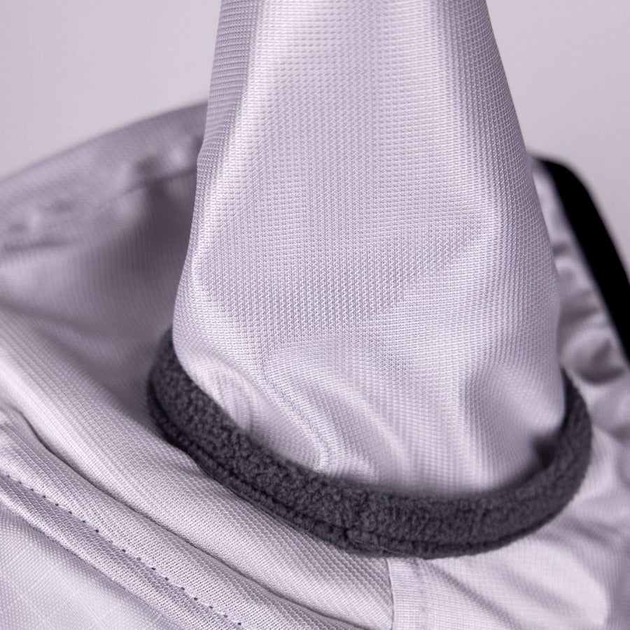 FlyGuard by Shires Fly Mask Pro Sun Shade with Ears and Nose White