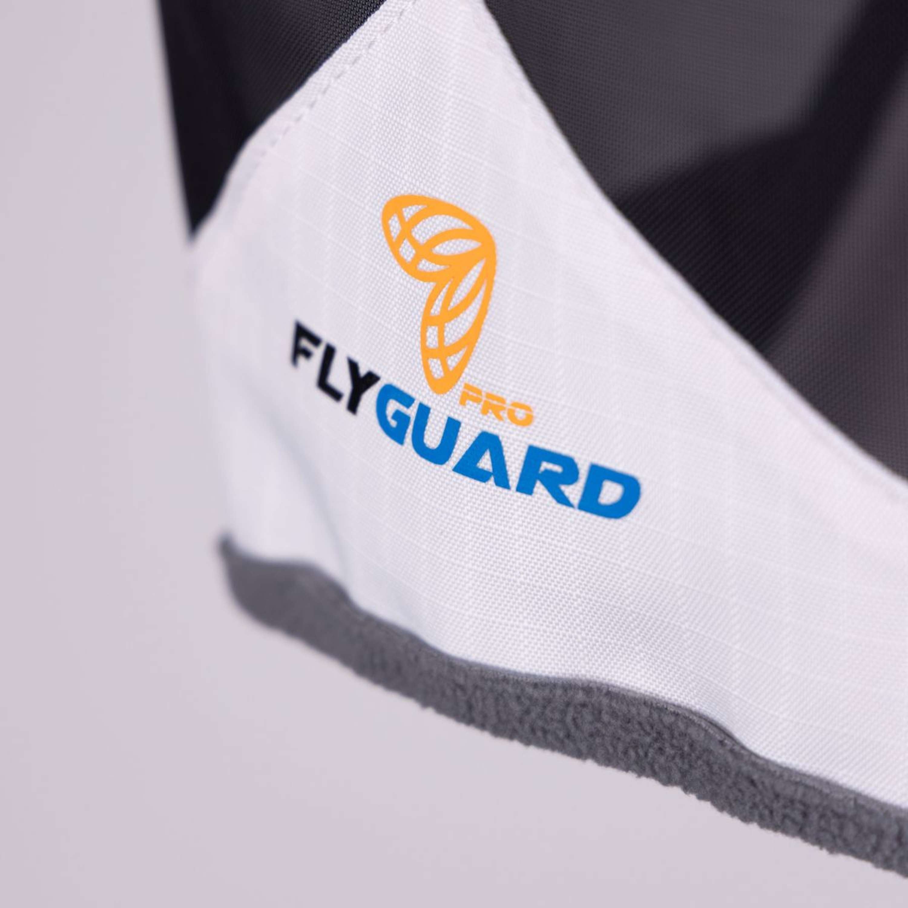 FlyGuard by Shires Fly Mask Pro Sun Shade with Ears White