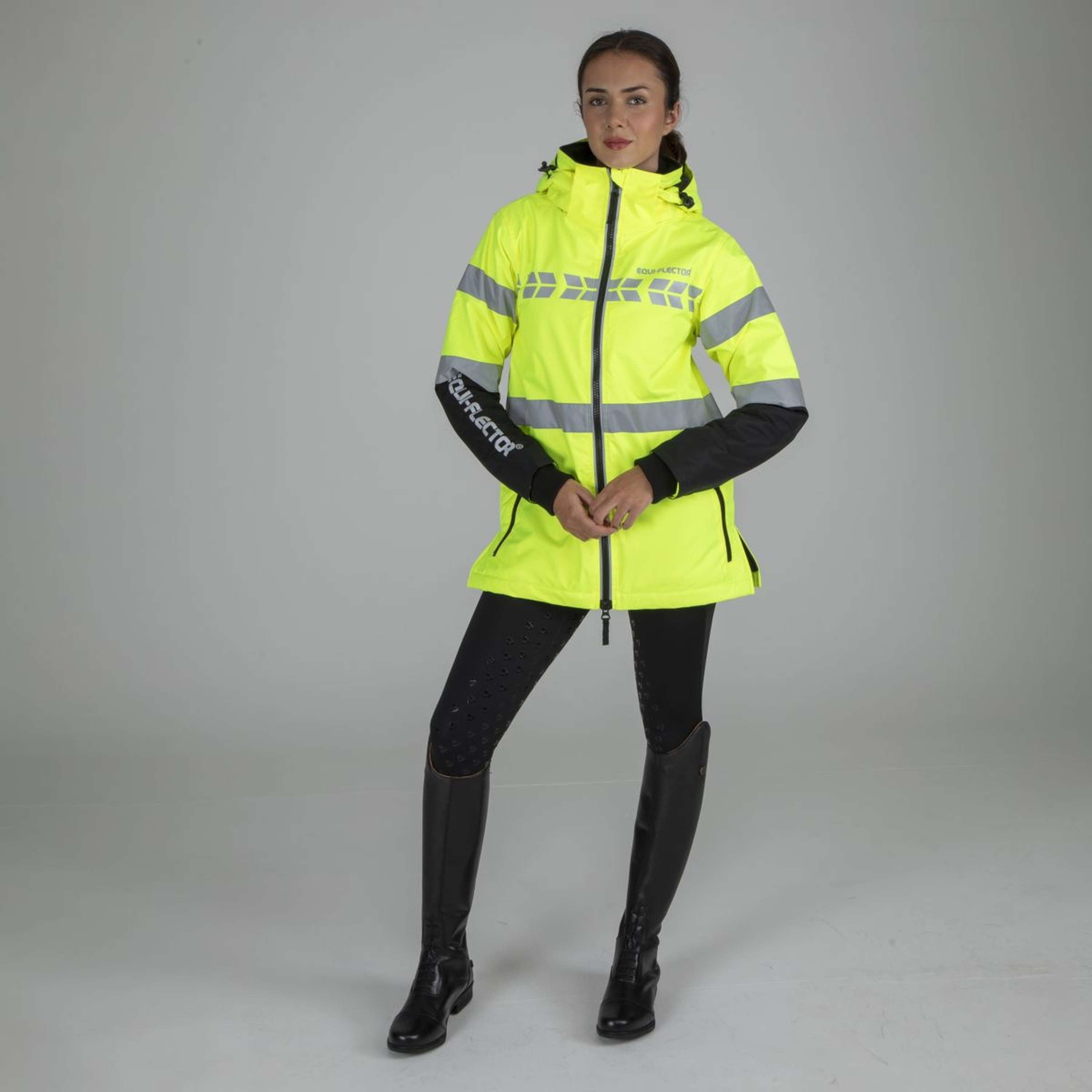 Equi-Flector by Shires Reflective Jacket Yellow