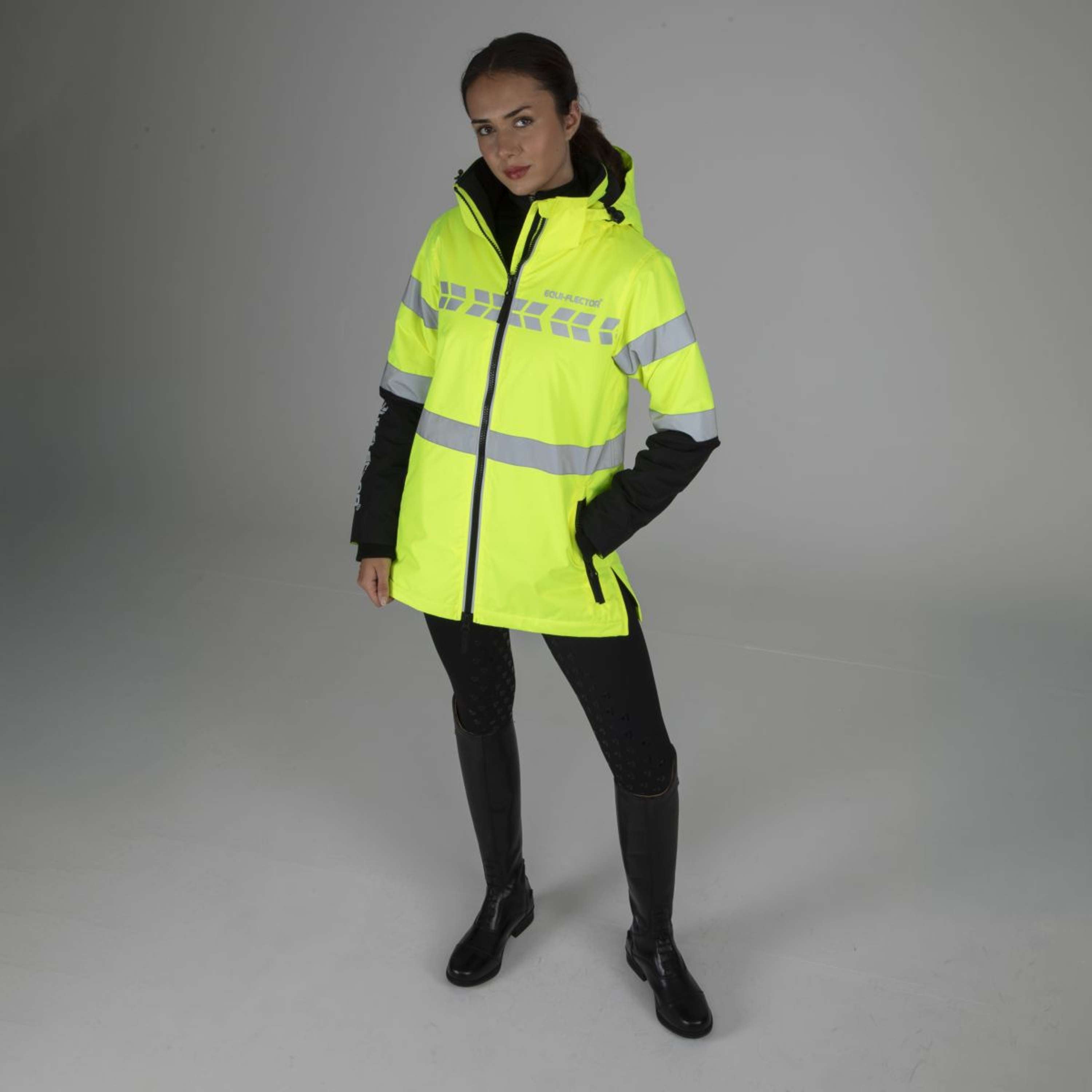 Equi-Flector by Shires Reflective Jacket Yellow
