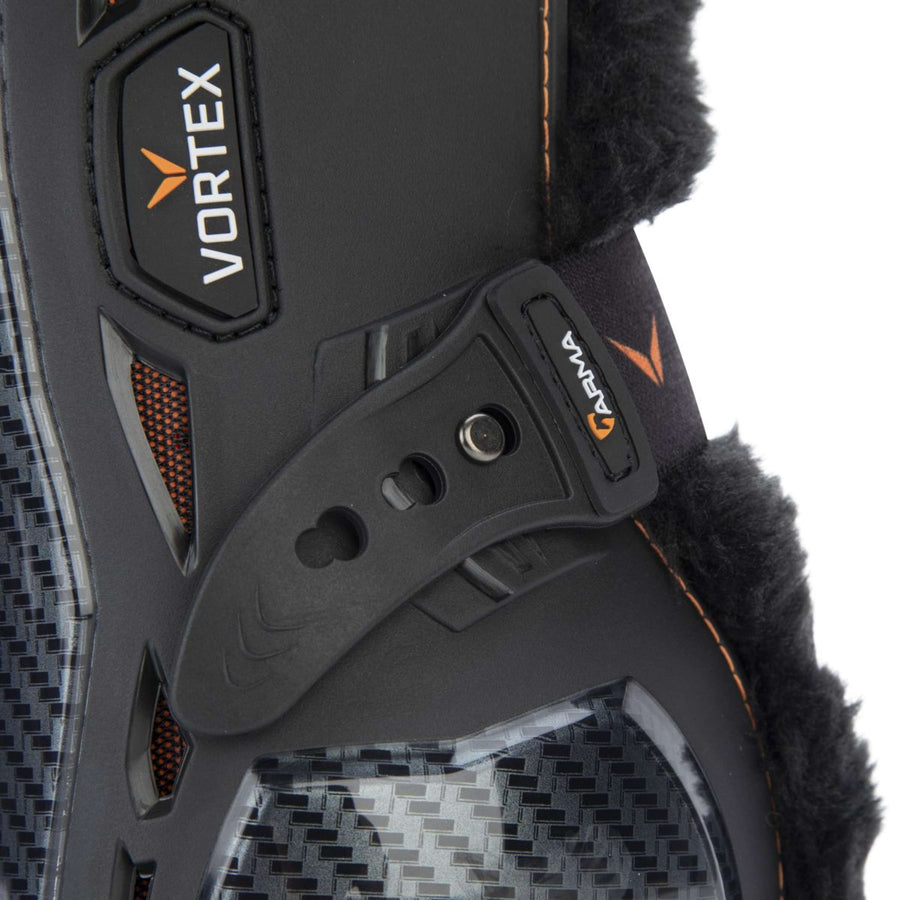 Arma by Shires Tendon Boots Vortex SupaFleece Black