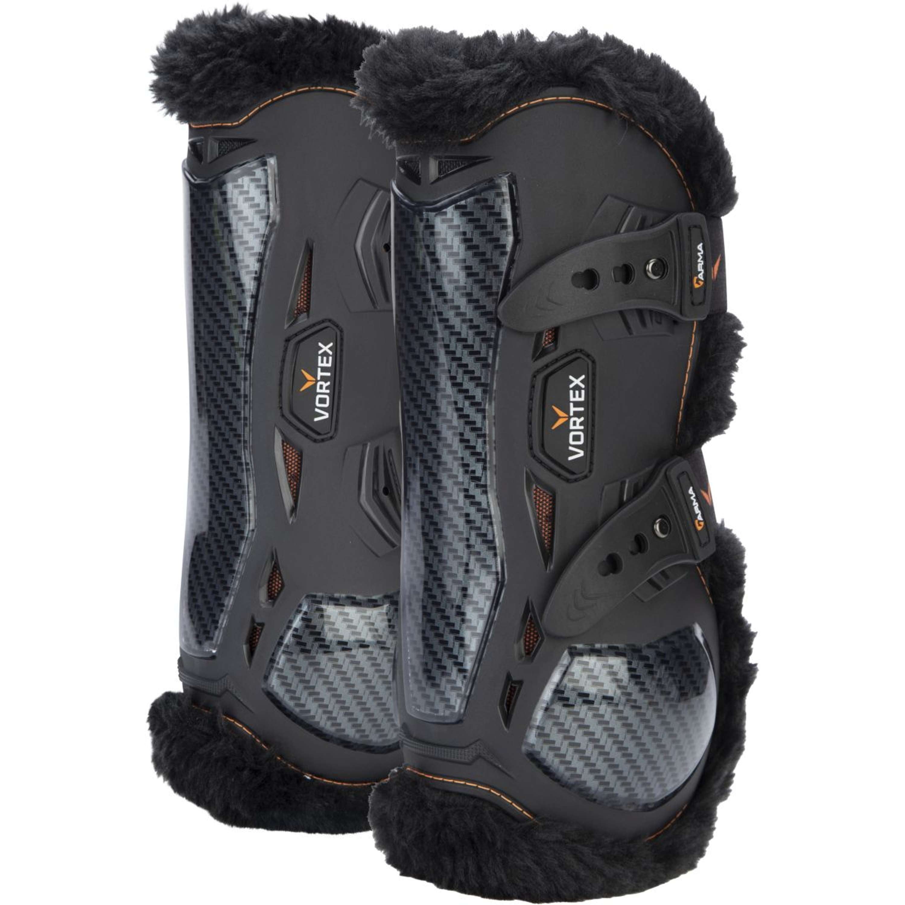 Arma by Shires Tendon Boots Vortex SupaFleece Black