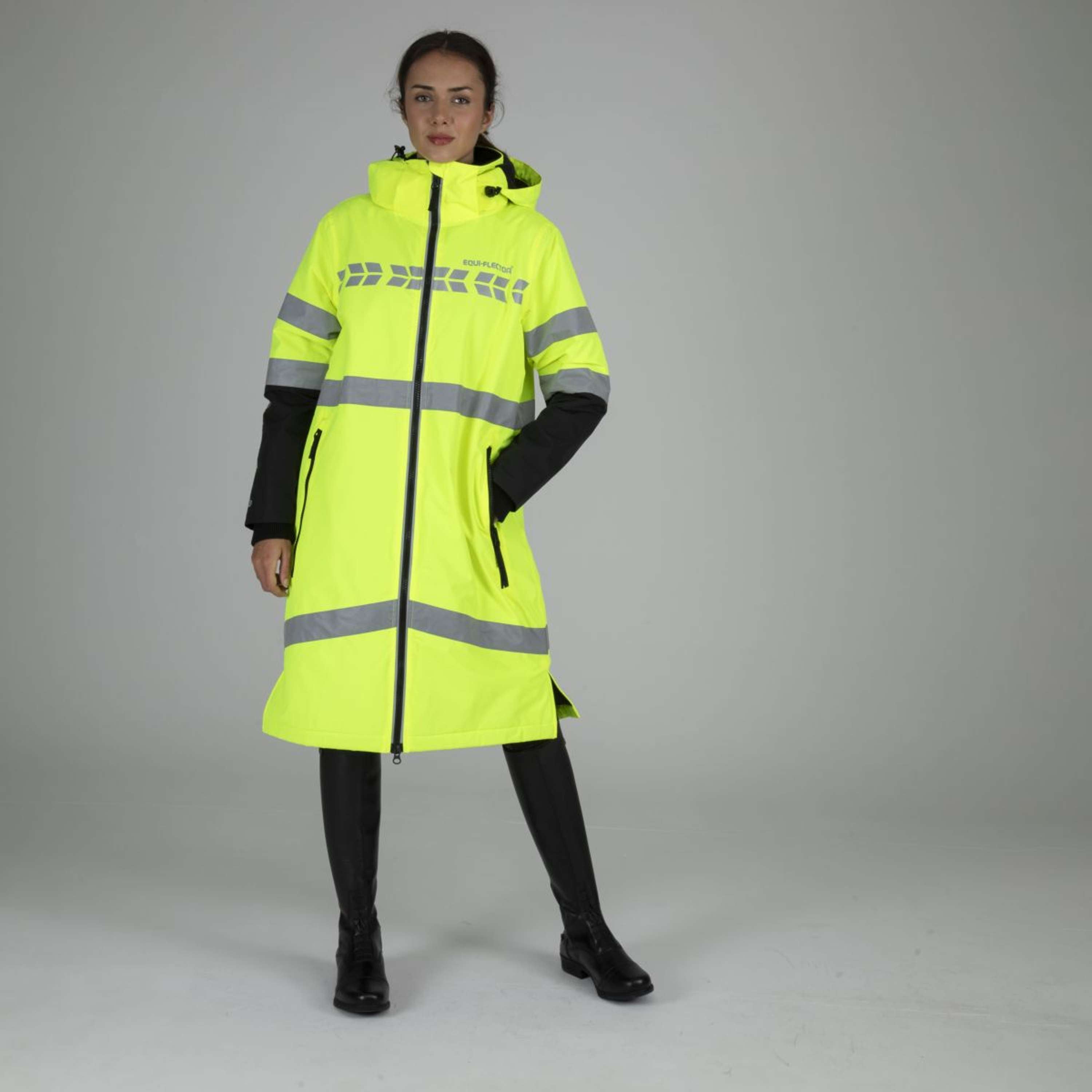 Equi-Flector by Shires Reflective Jacket Long Yellow