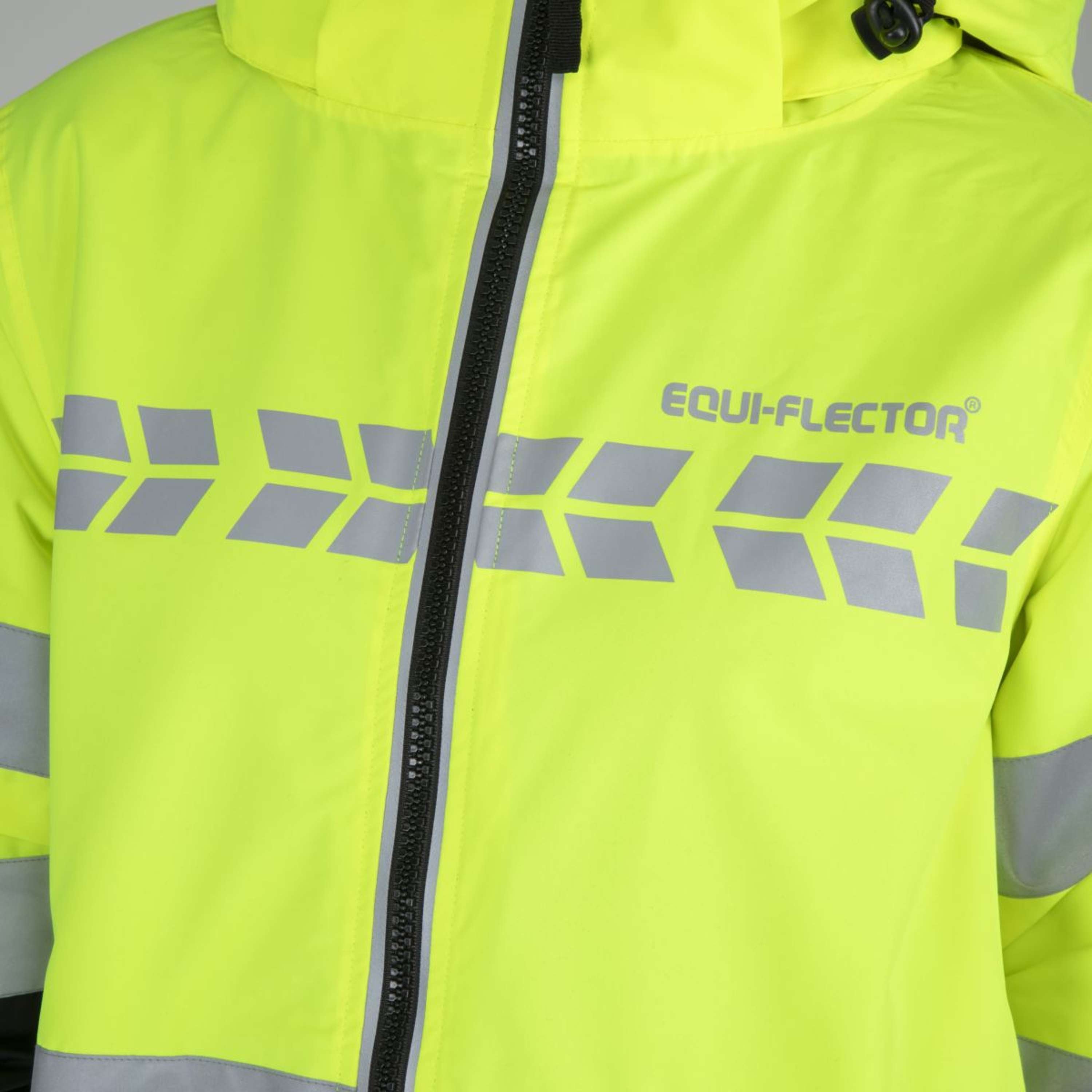 Equi-Flector by Shires Reflective Jacket Long Yellow