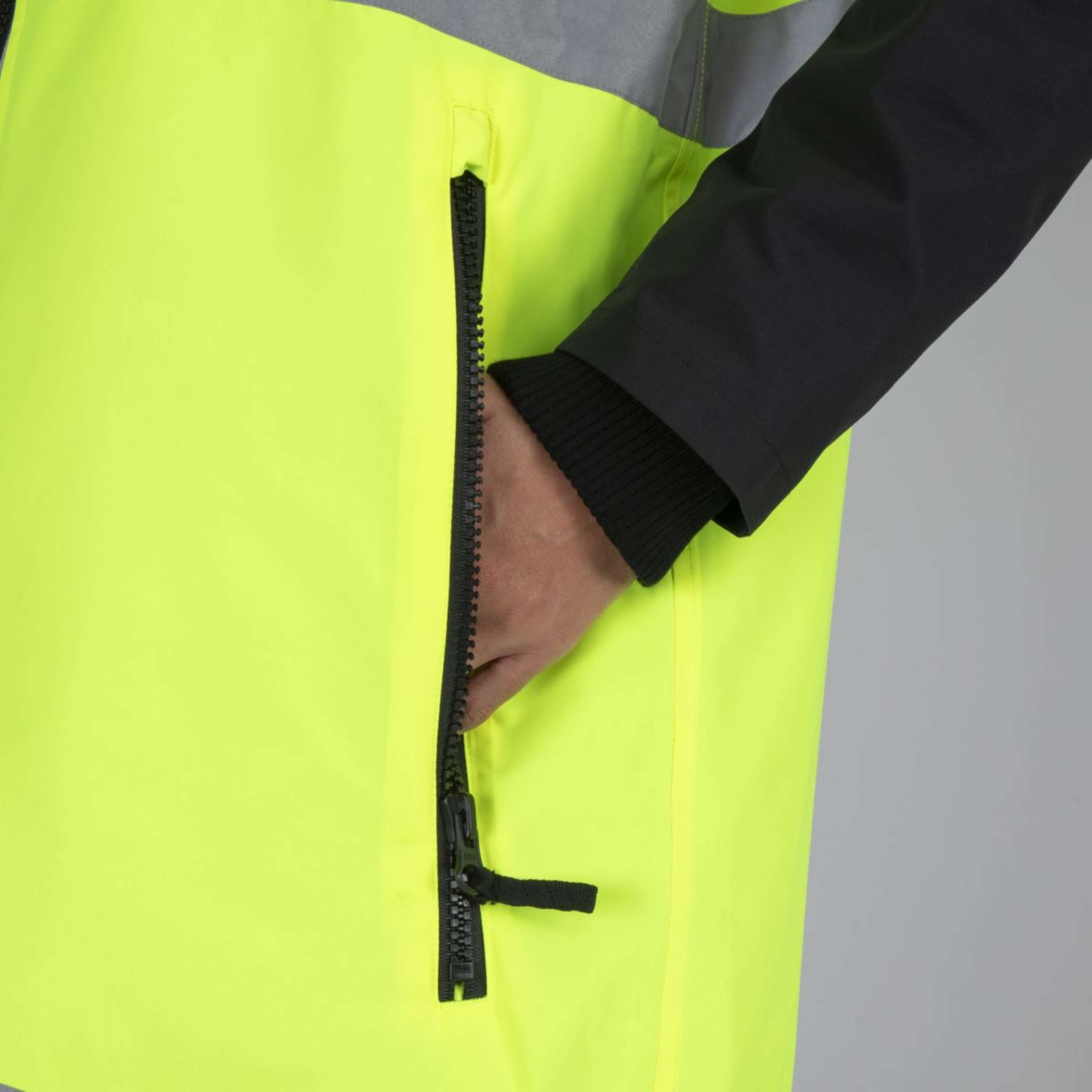 Equi-Flector by Shires Reflective Jacket Long Yellow