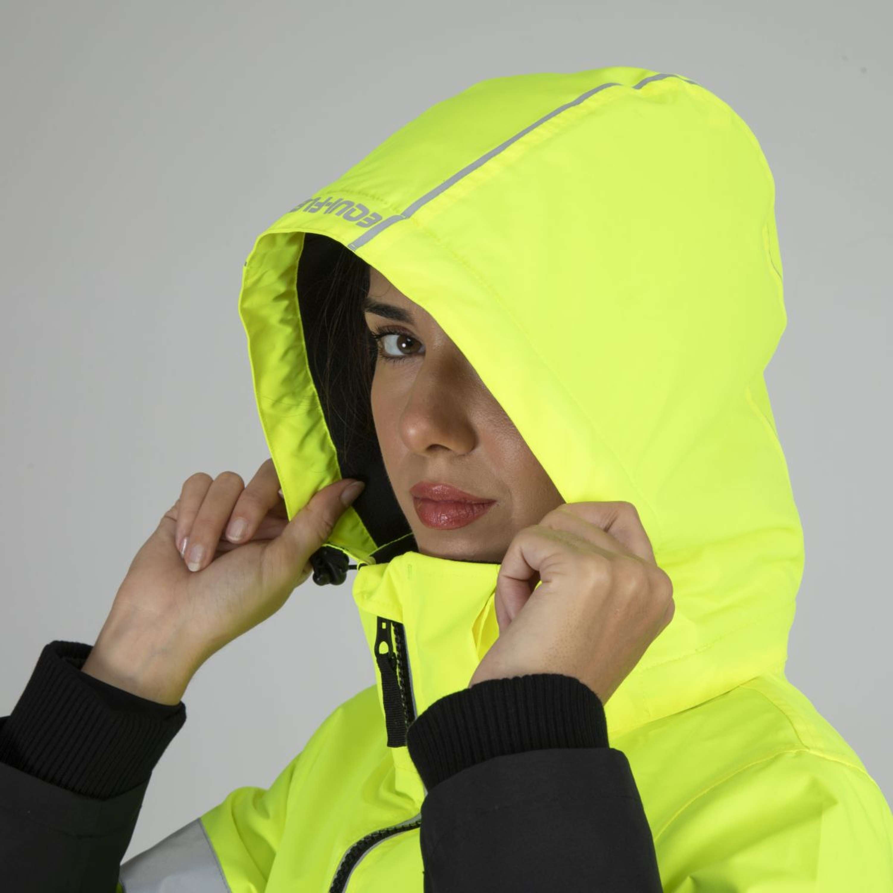 Equi-Flector by Shires Reflective Jacket Long Yellow