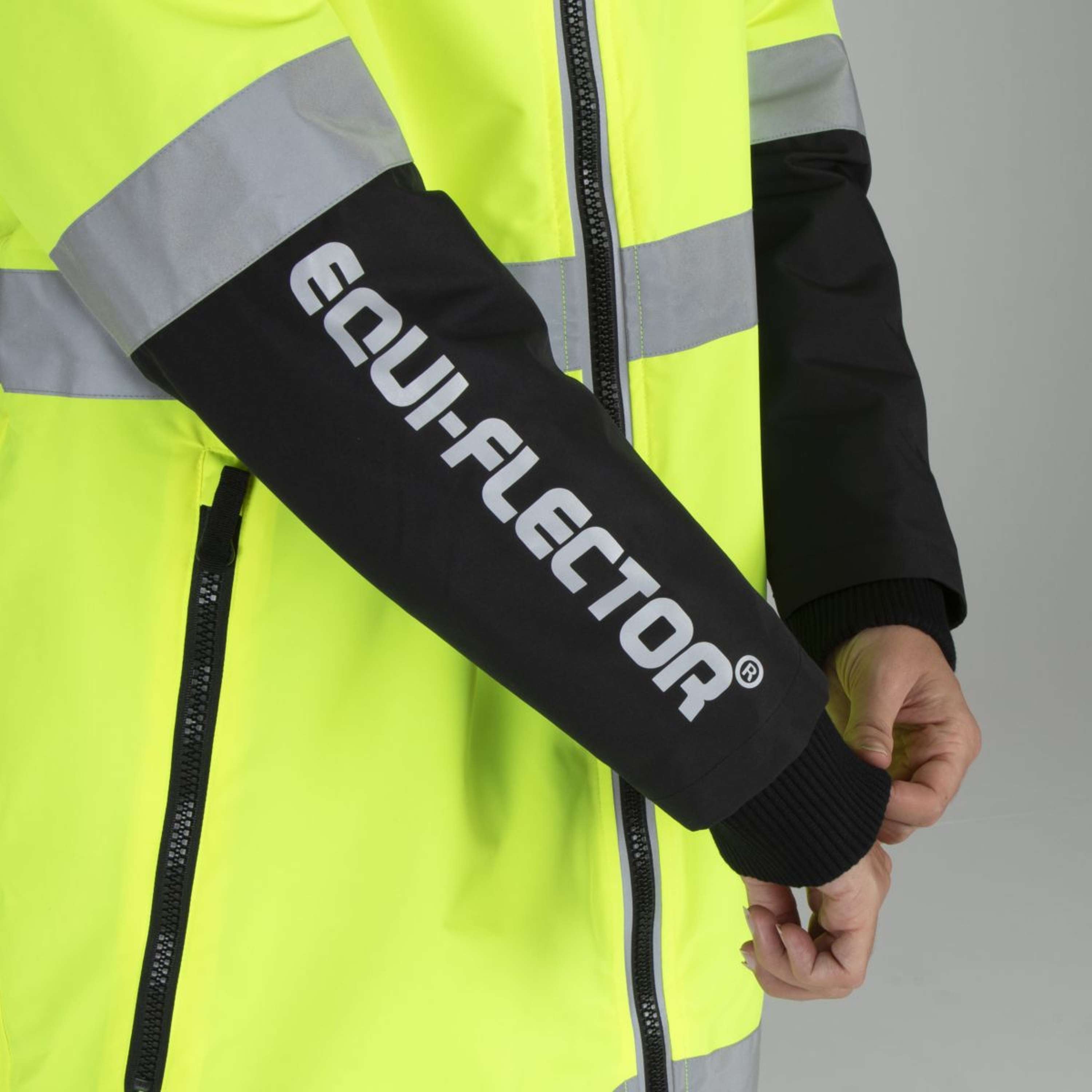 Equi-Flector by Shires Reflective Jacket Long Yellow