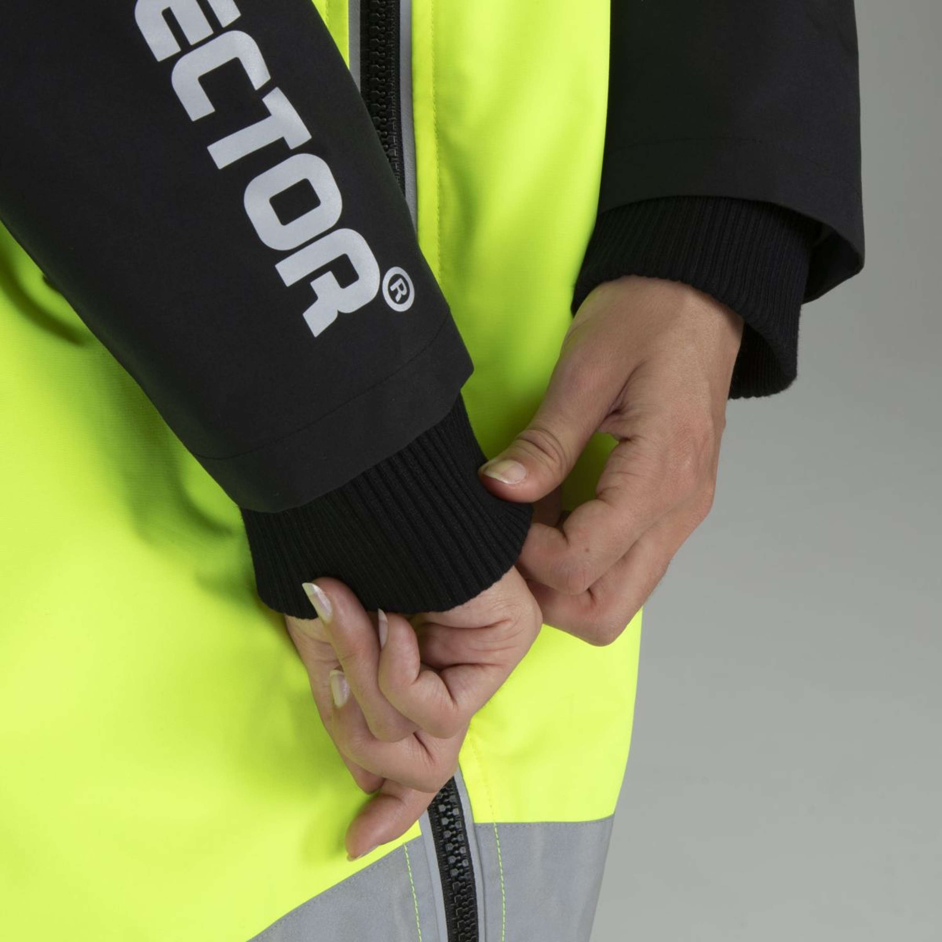 Equi-Flector by Shires Reflective Jacket Long Yellow