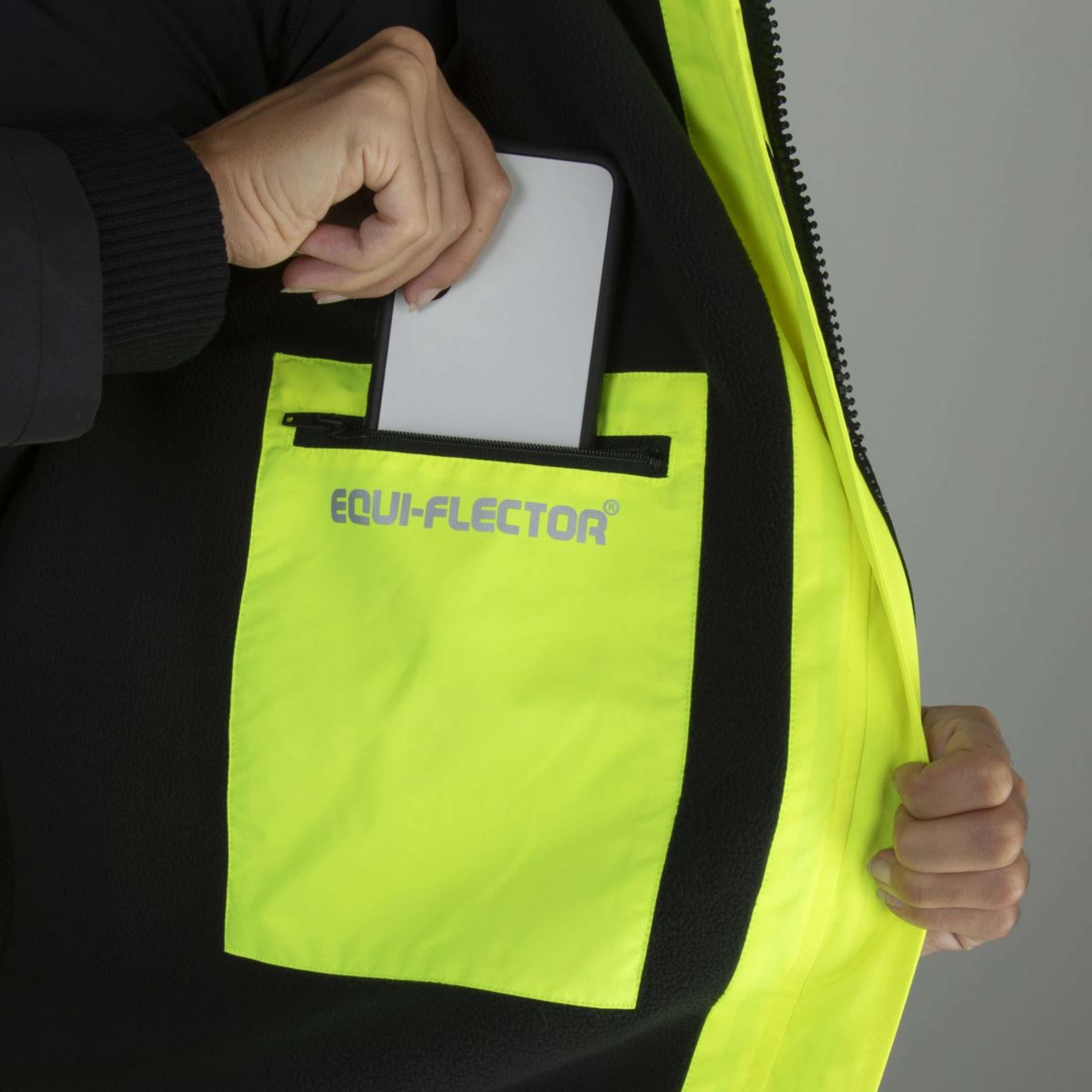 Equi-Flector by Shires Reflective Jacket Long Yellow