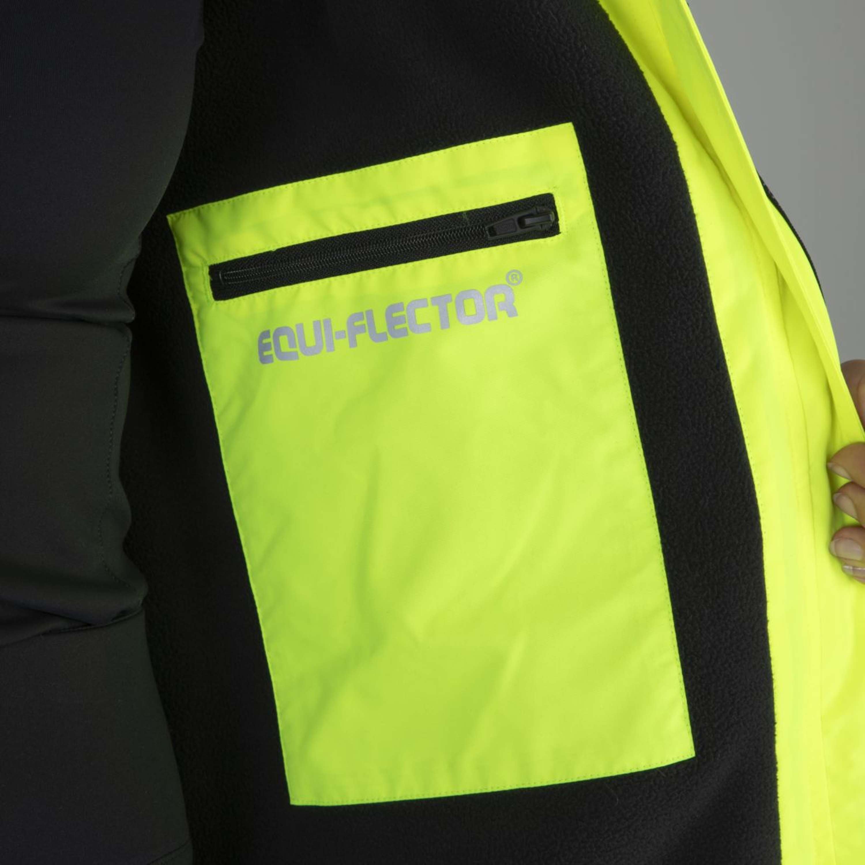 Equi-Flector by Shires Reflective Jacket Long Yellow
