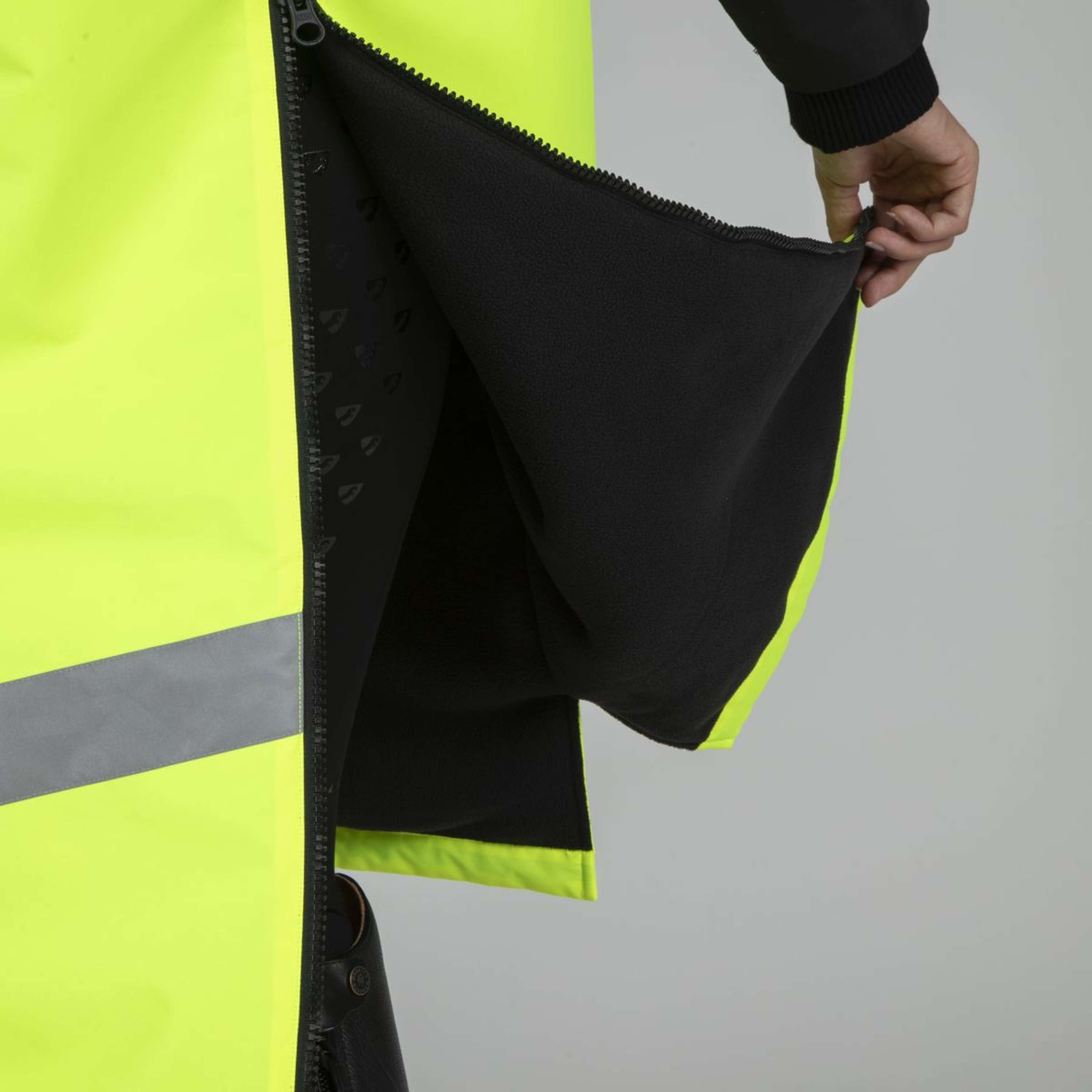 Equi-Flector by Shires Reflective Jacket Long Yellow